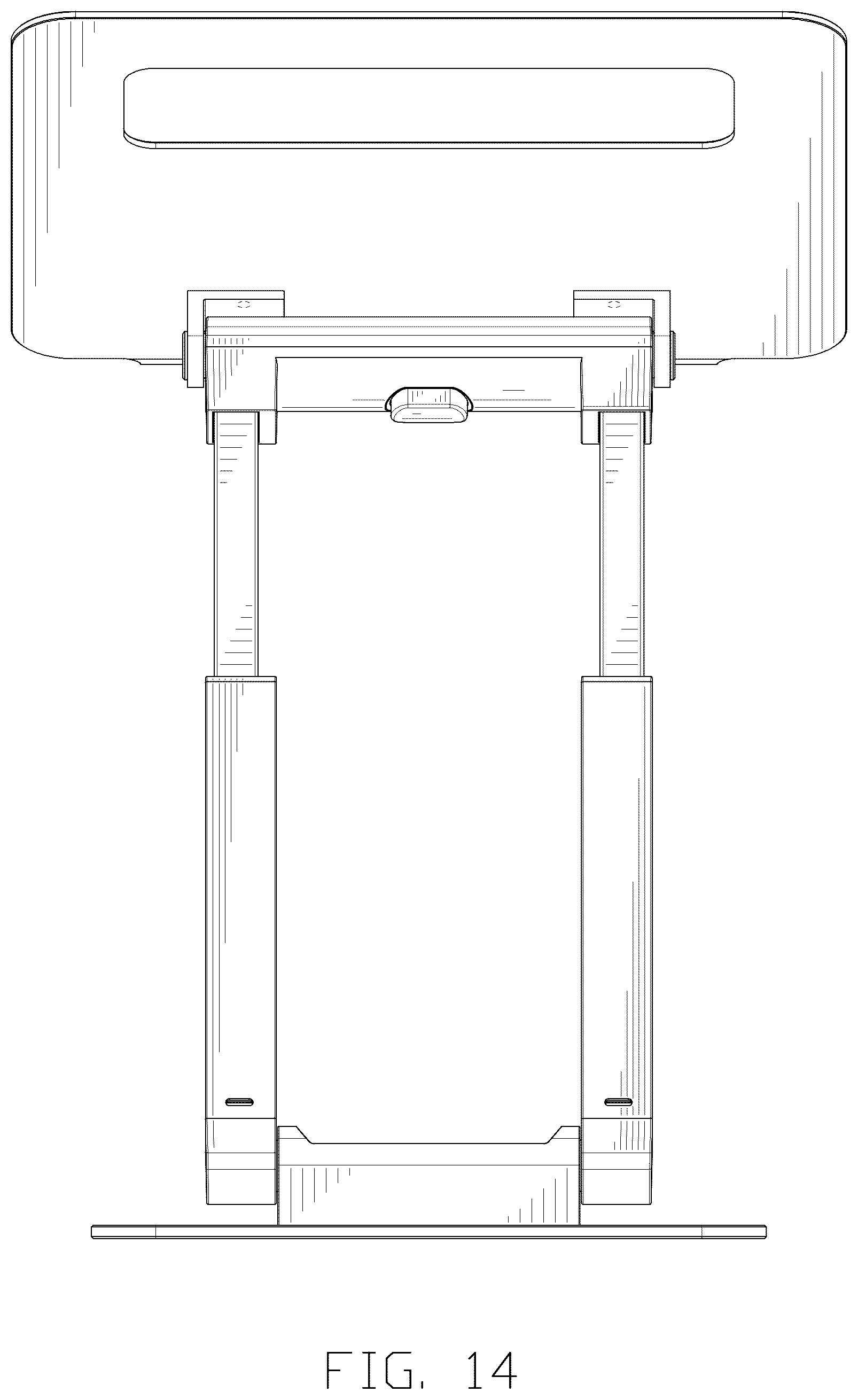 Patent USD1076925 Figure 14 – Laptop stand
