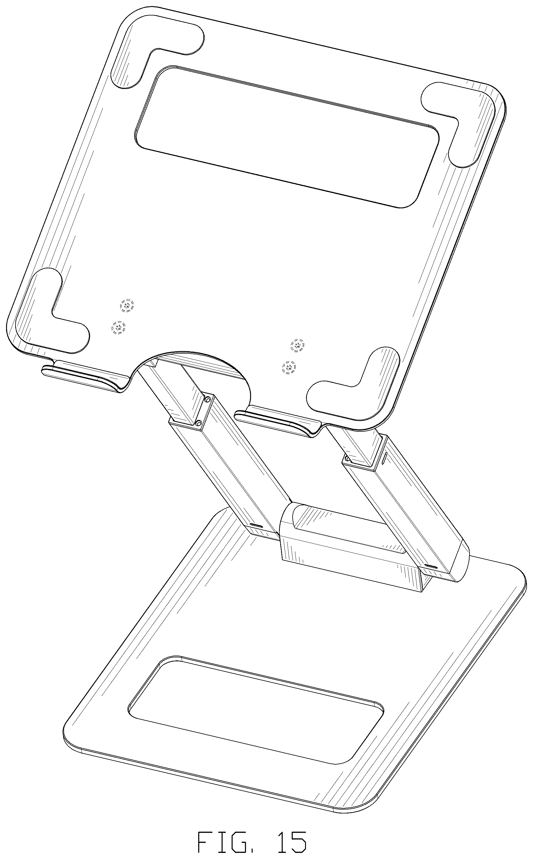 Patent USD1076925 Figure 15 – Laptop stand
