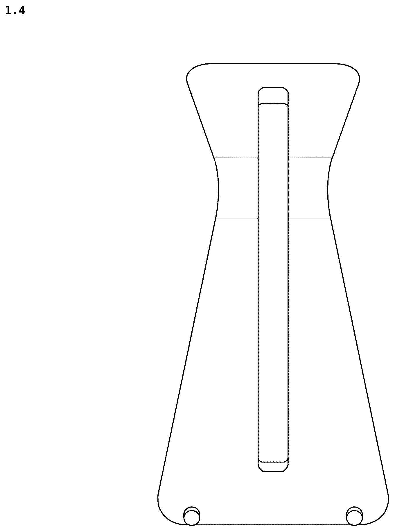 Patent USD1076926 Figure 4 – Stand for electronic equipment