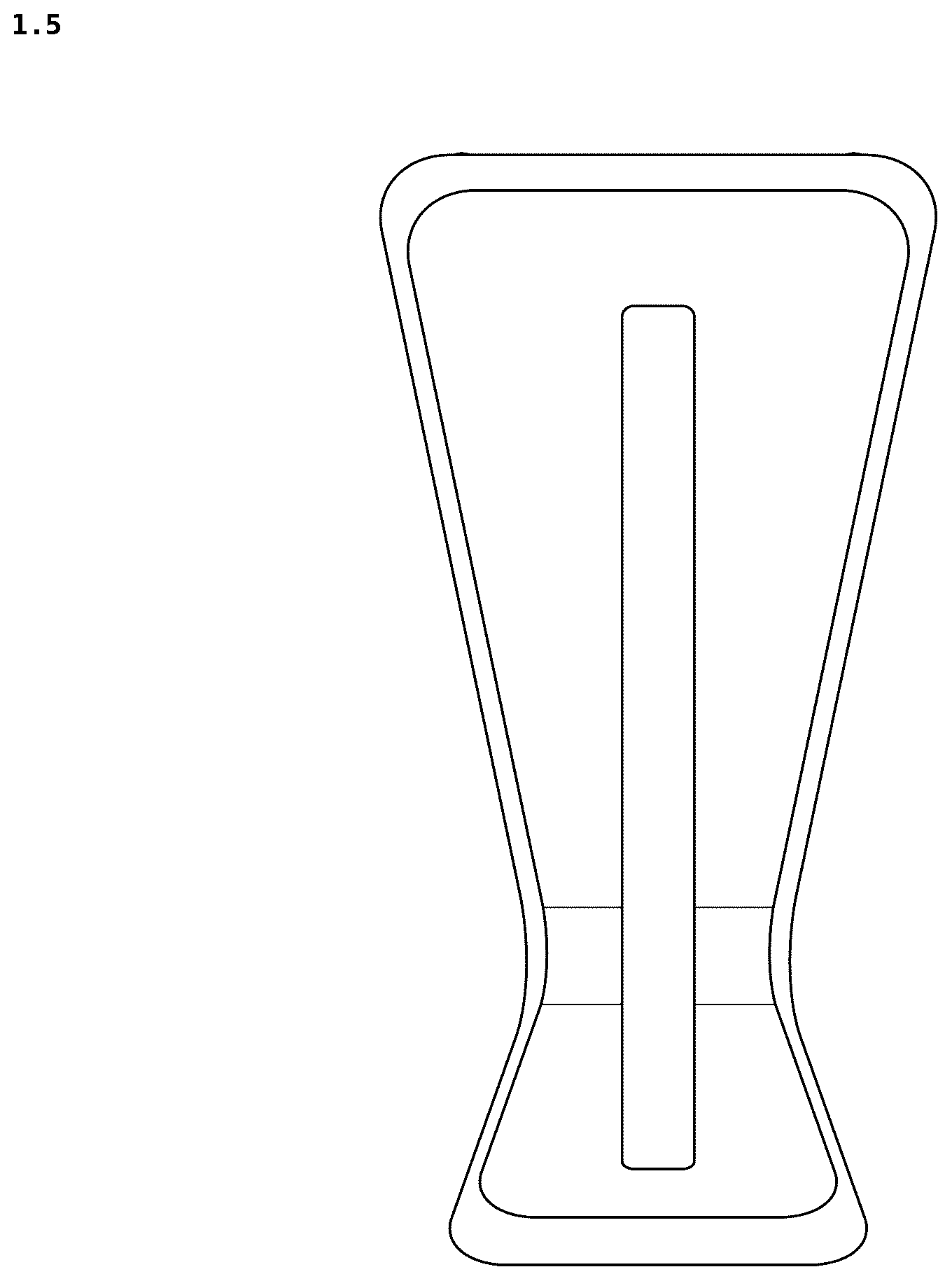 Patent USD1076926 Figure 5 – Stand for electronic equipment