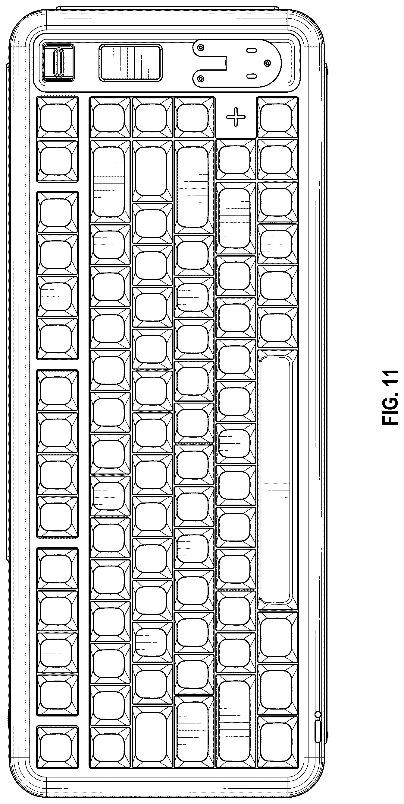 Patent USD1076928 Figure 9 – Keyboard