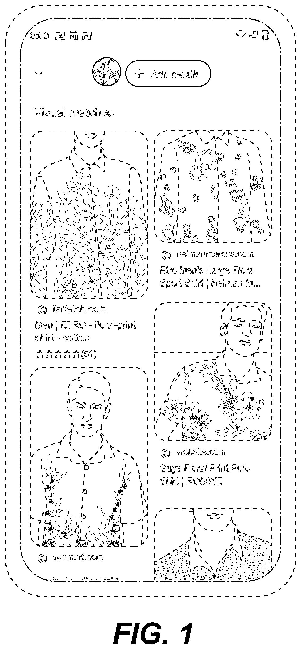 Patent USD1076944 — Display screen or portion thereof with transitional graphical user interface — Figure 1