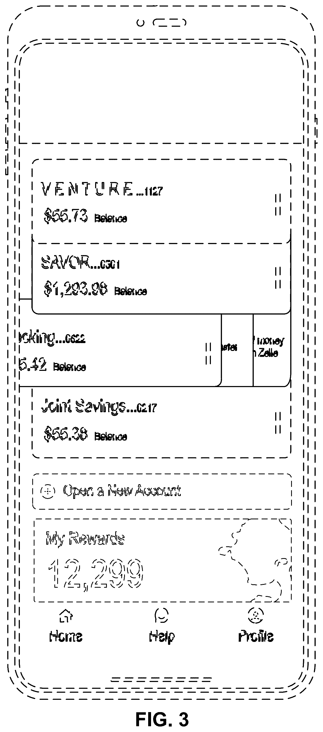 Patent USD1076945 Figure 3 – Display screen with an animated graphical user interface