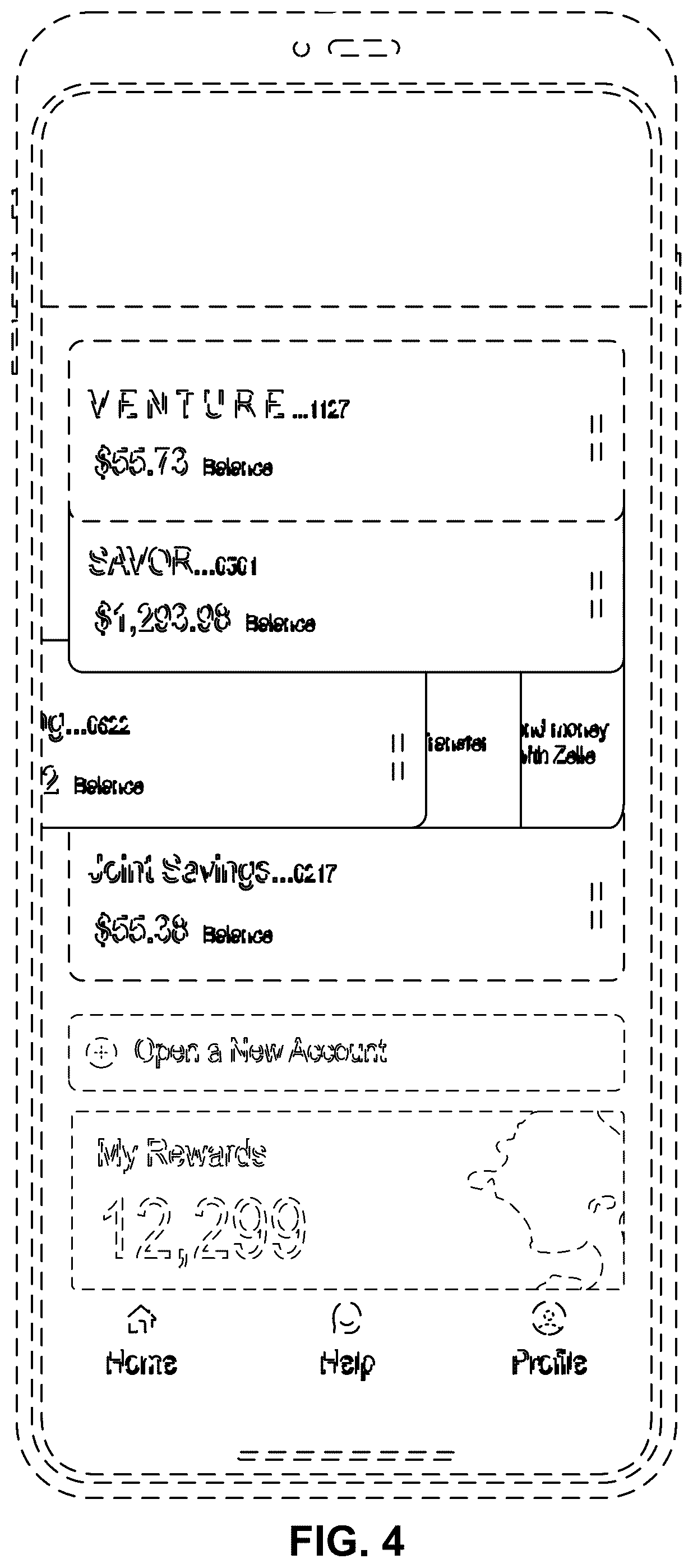 Patent USD1076945 Figure 4 – Display screen with an animated graphical user interface