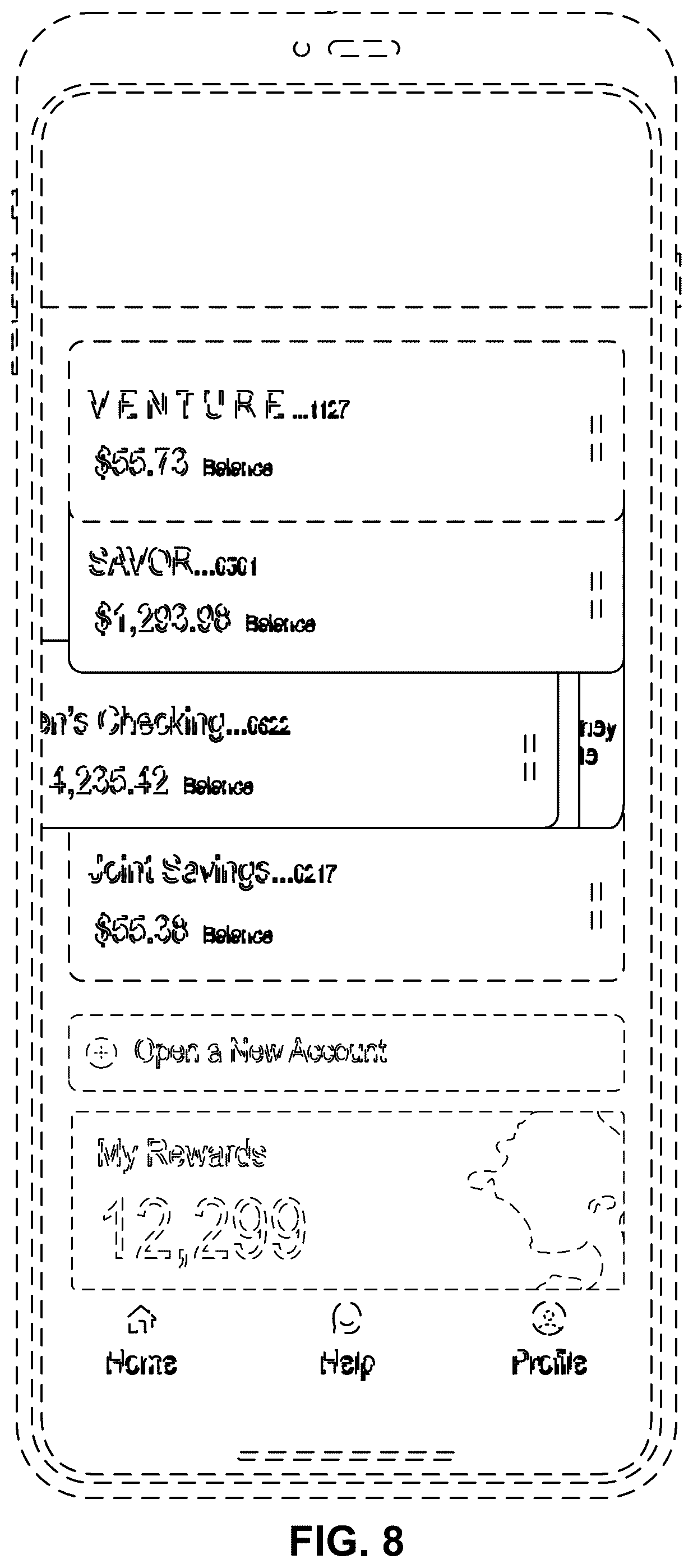 Patent USD1076945 Figure 8 – Display screen with an animated graphical user interface