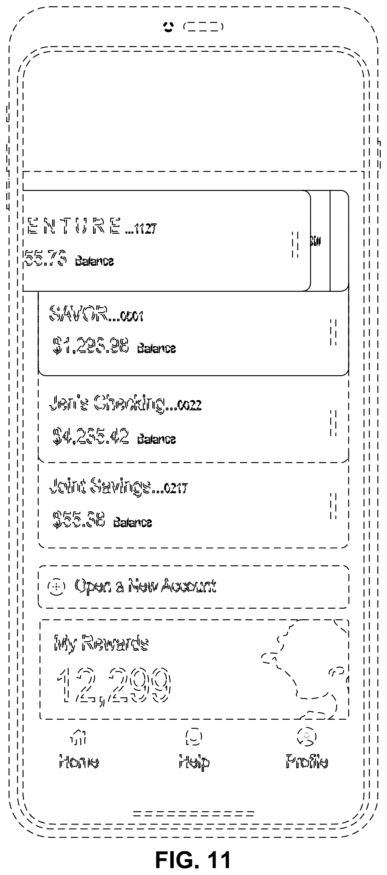 Patent USD1076945 Figure 11 – Display screen with an animated graphical user interface