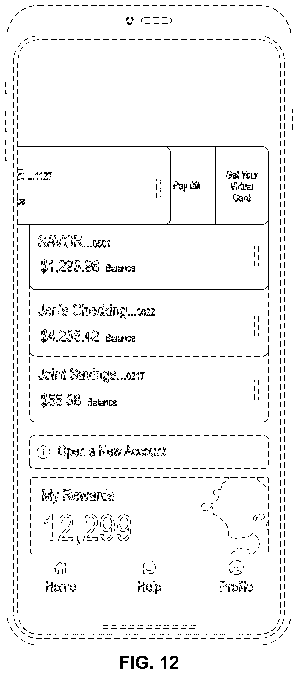 Patent USD1076945 Figure 12 – Display screen with an animated graphical user interface