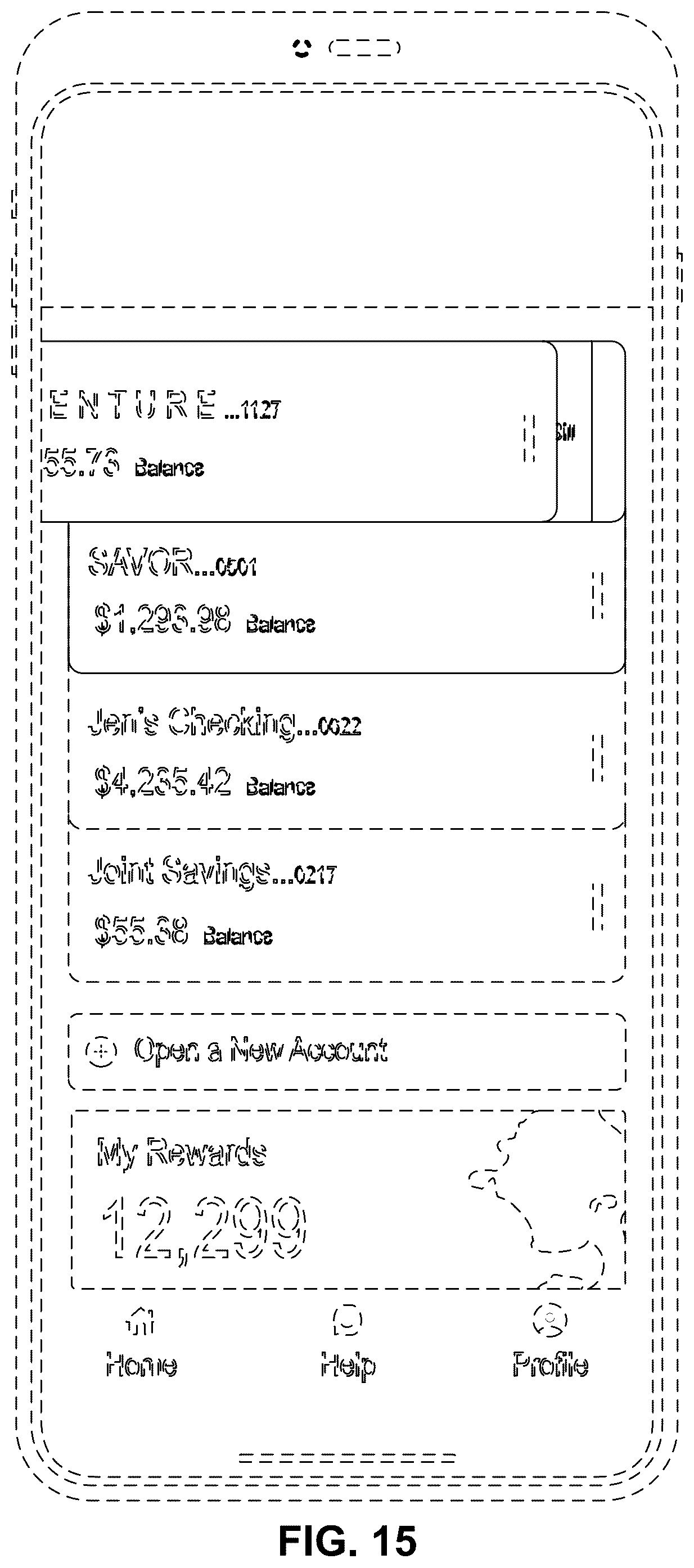 Patent USD1076945 Figure 15 – Display screen with an animated graphical user interface