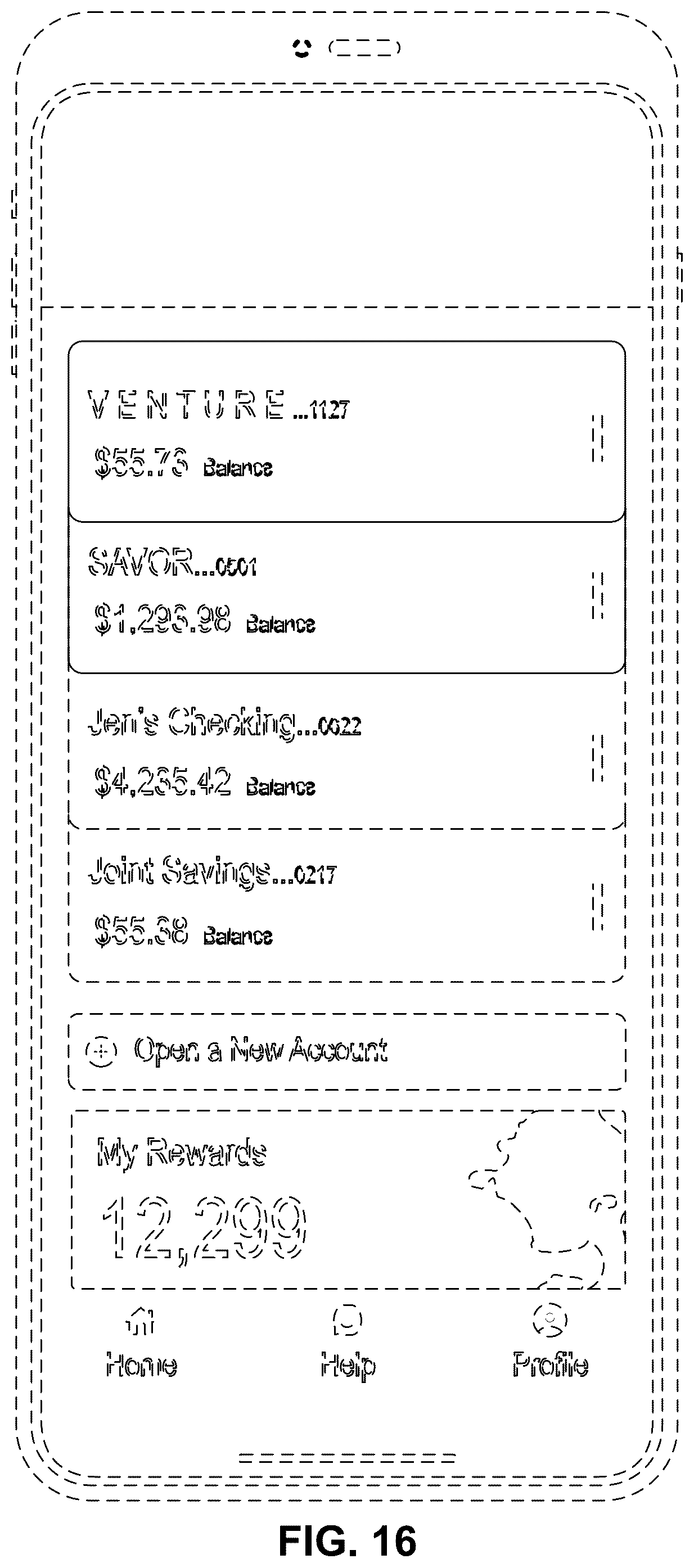 Patent USD1076945 Figure 16 – Display screen with an animated graphical user interface
