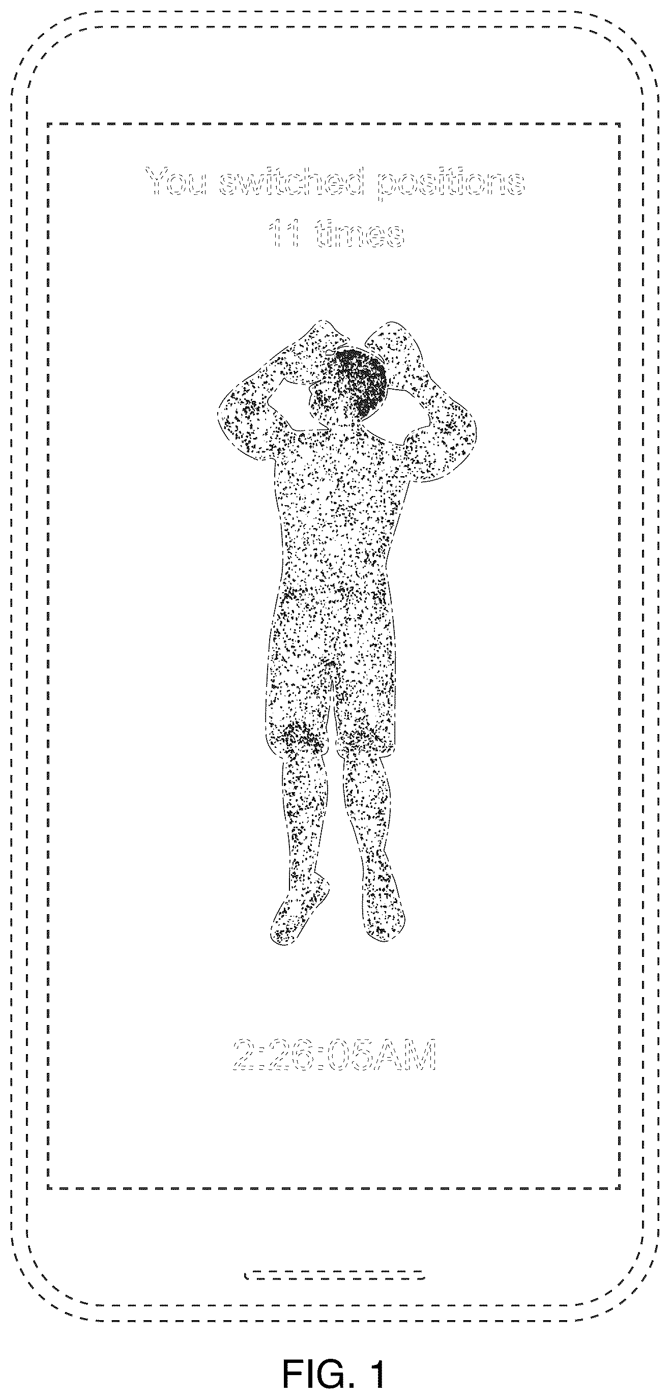 Patent USD1076953 Figure 1 – Display screen with animated graphical user interface