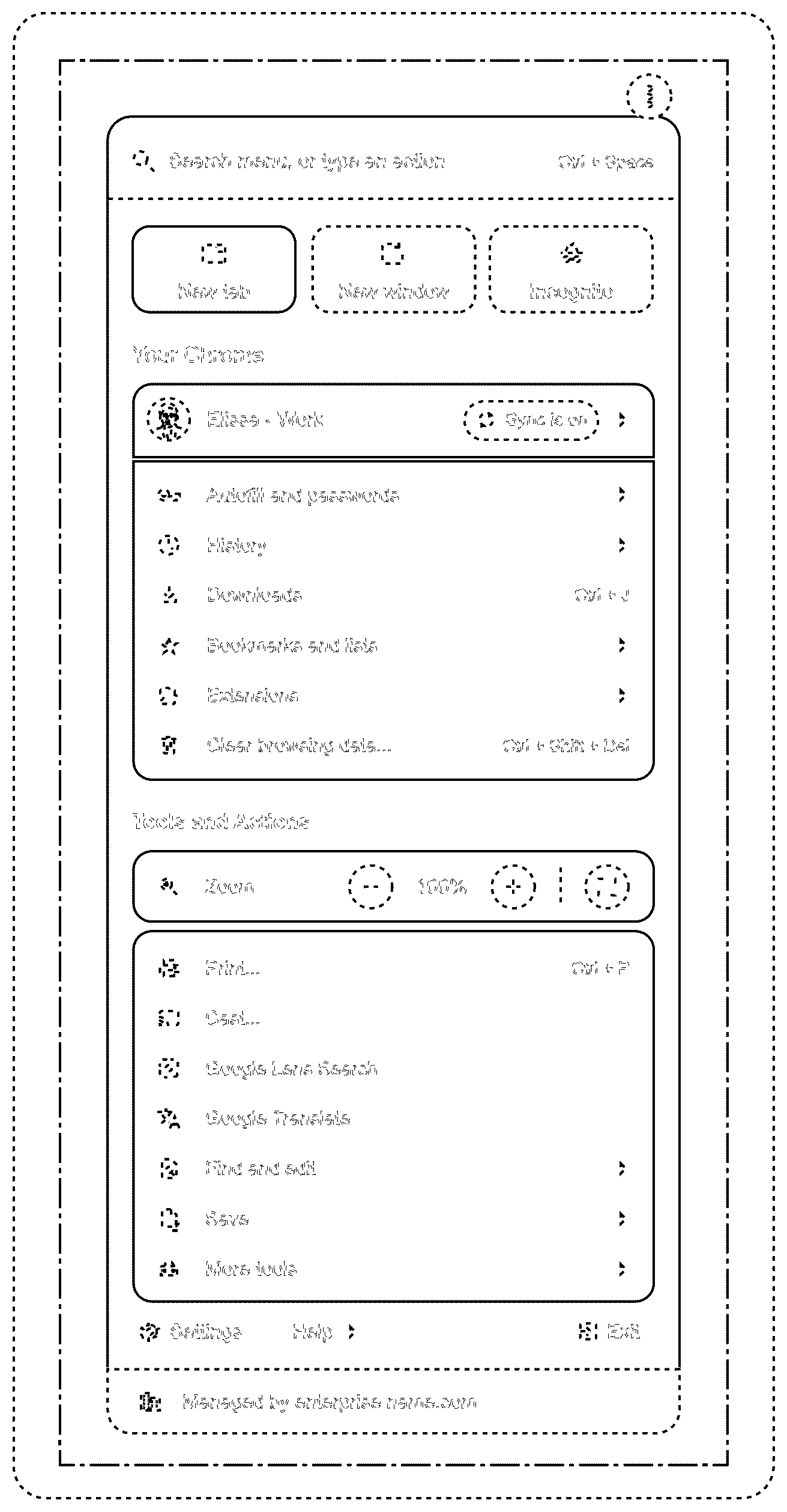 Patent USD1076962 Figure 1 – Display screen with graphical user interface