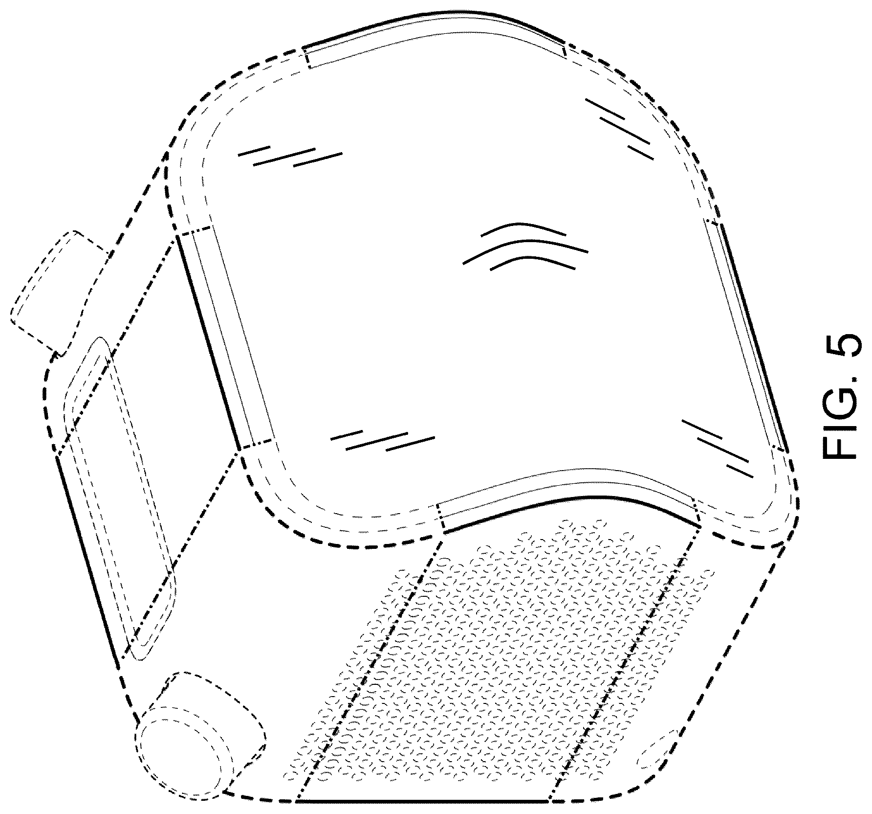 Patent USD1076980 Figure 5 – Media player device with light