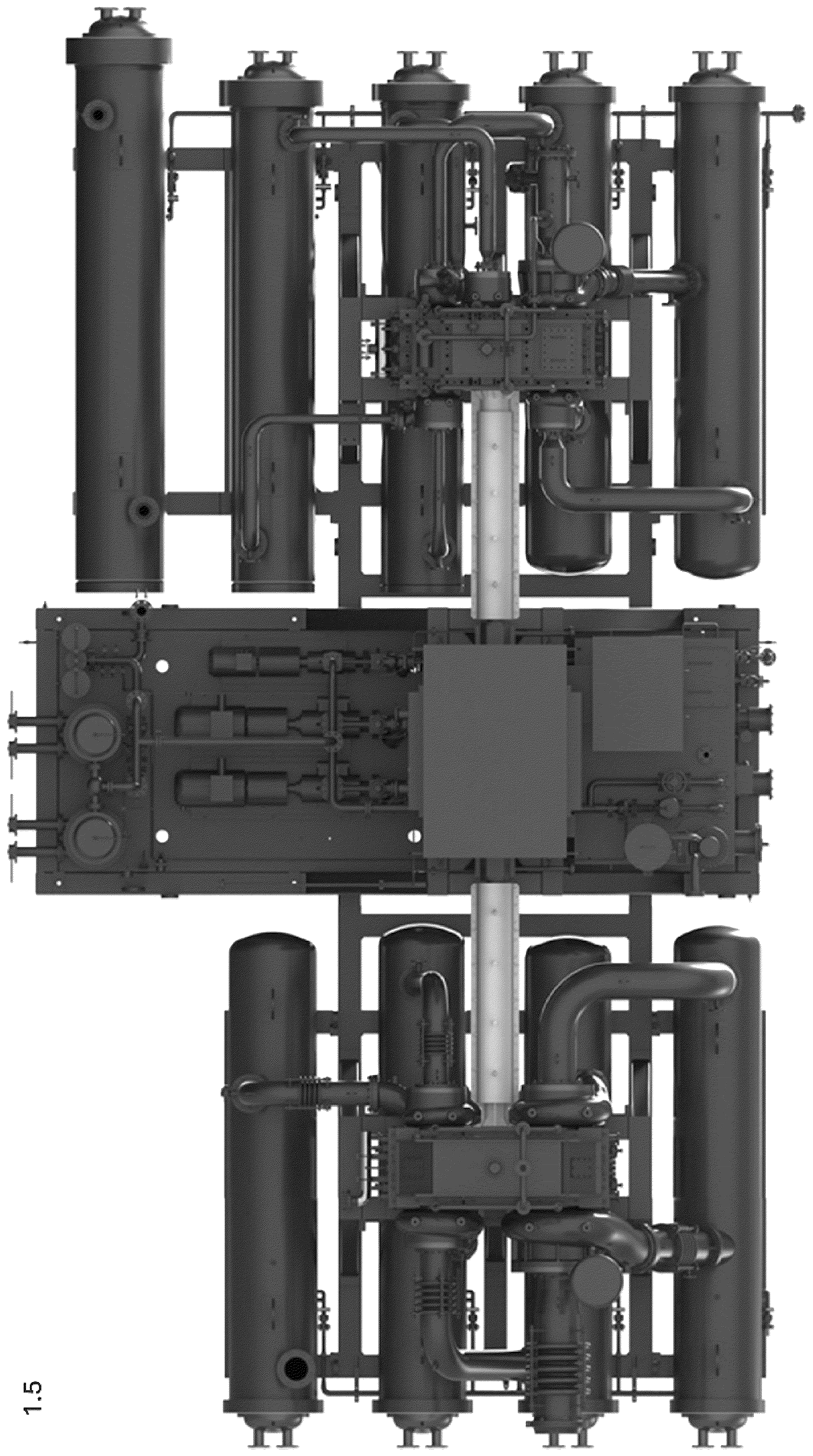 Patent USD1076986 Figure 5 – Centrifugal compressor