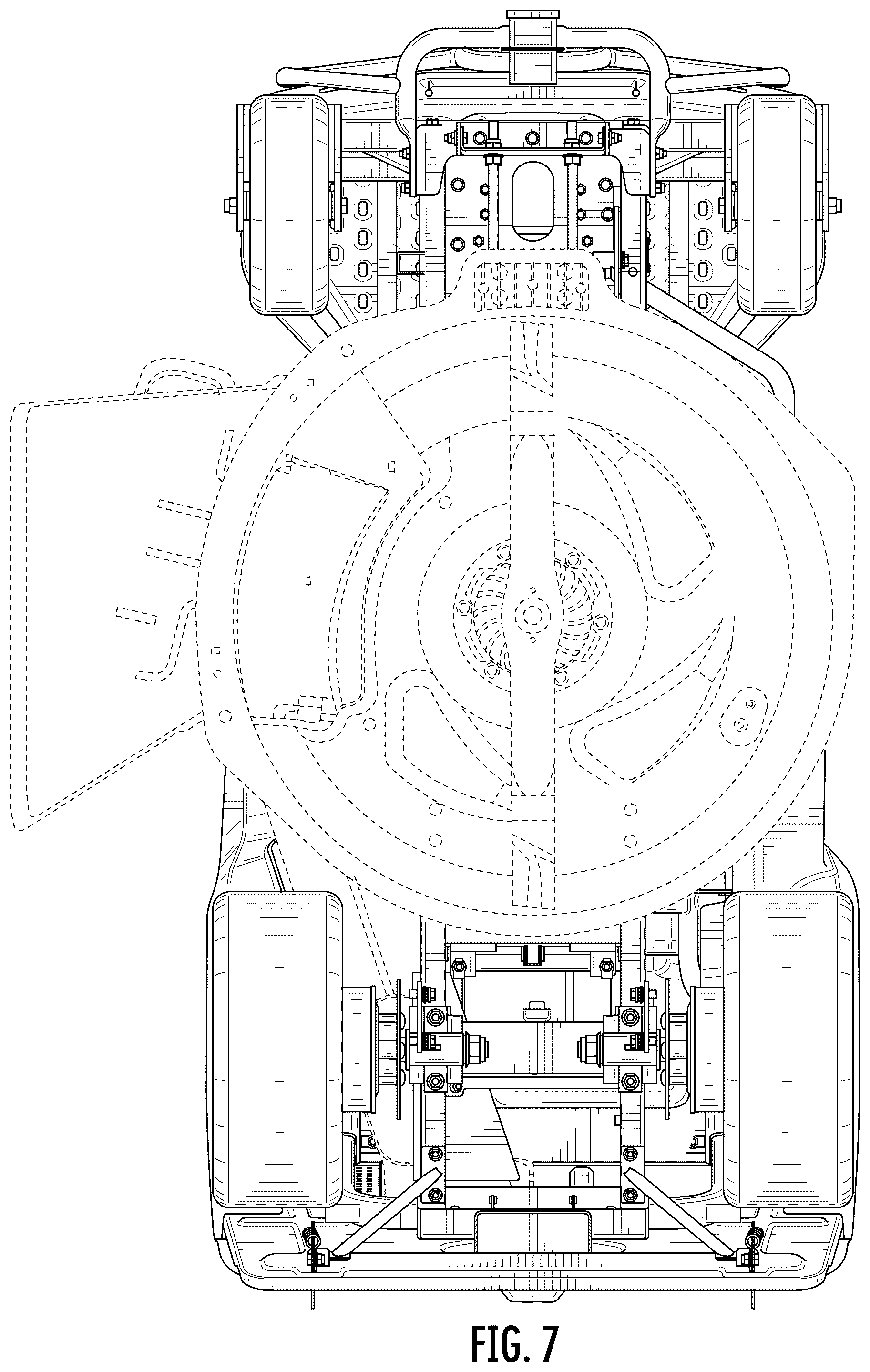 Patent USD1076987 Figure 7 – Mower
