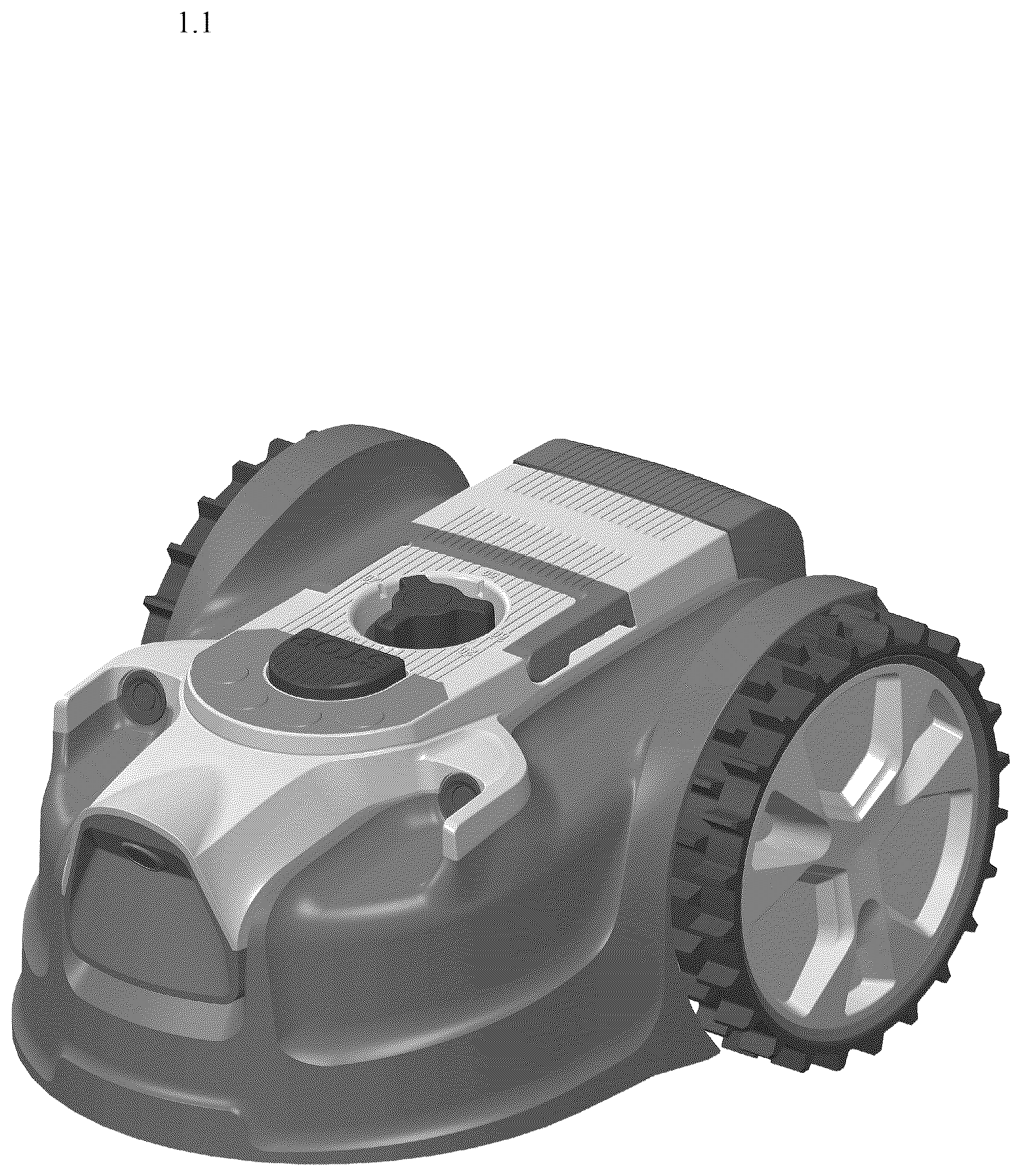 Patent USD1076988 Figure 1 – Lawn mower