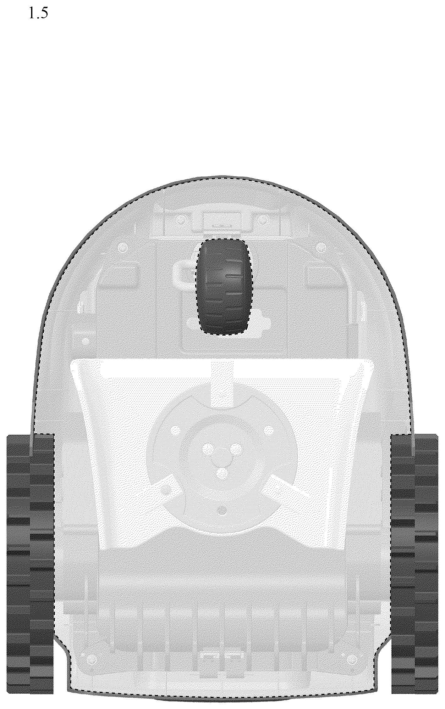 Patent USD1076988 Figure 5 – Lawn mower