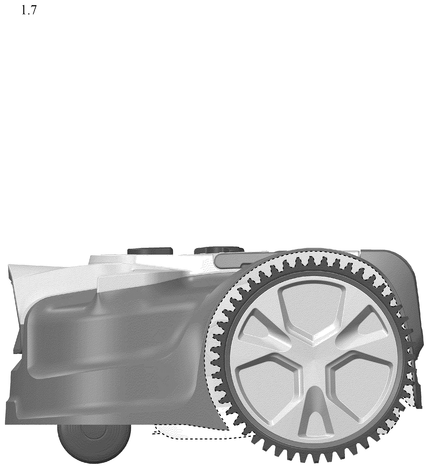 Patent USD1076988 Figure 7 – Lawn mower