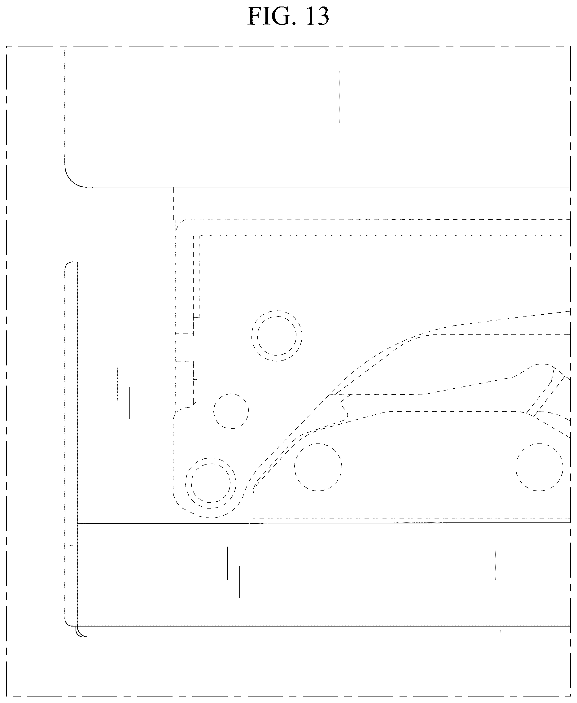 Patent USD1076992 Figure 13 – Refrigerator