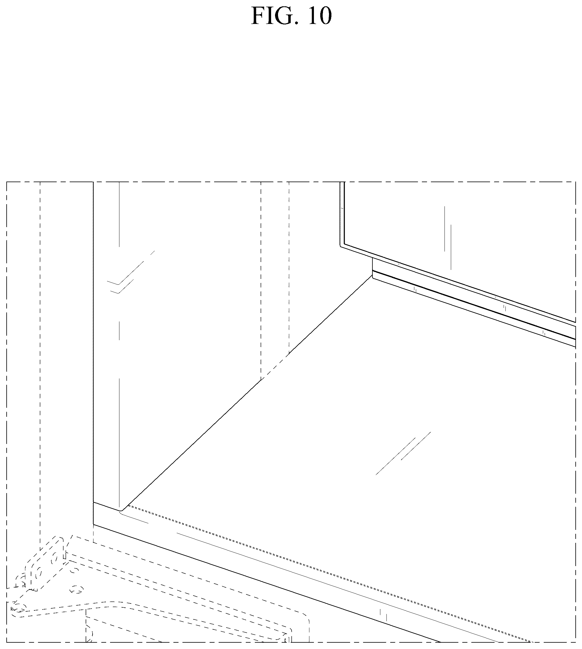 Patent USD1076993 Figure 10 – Refrigerator