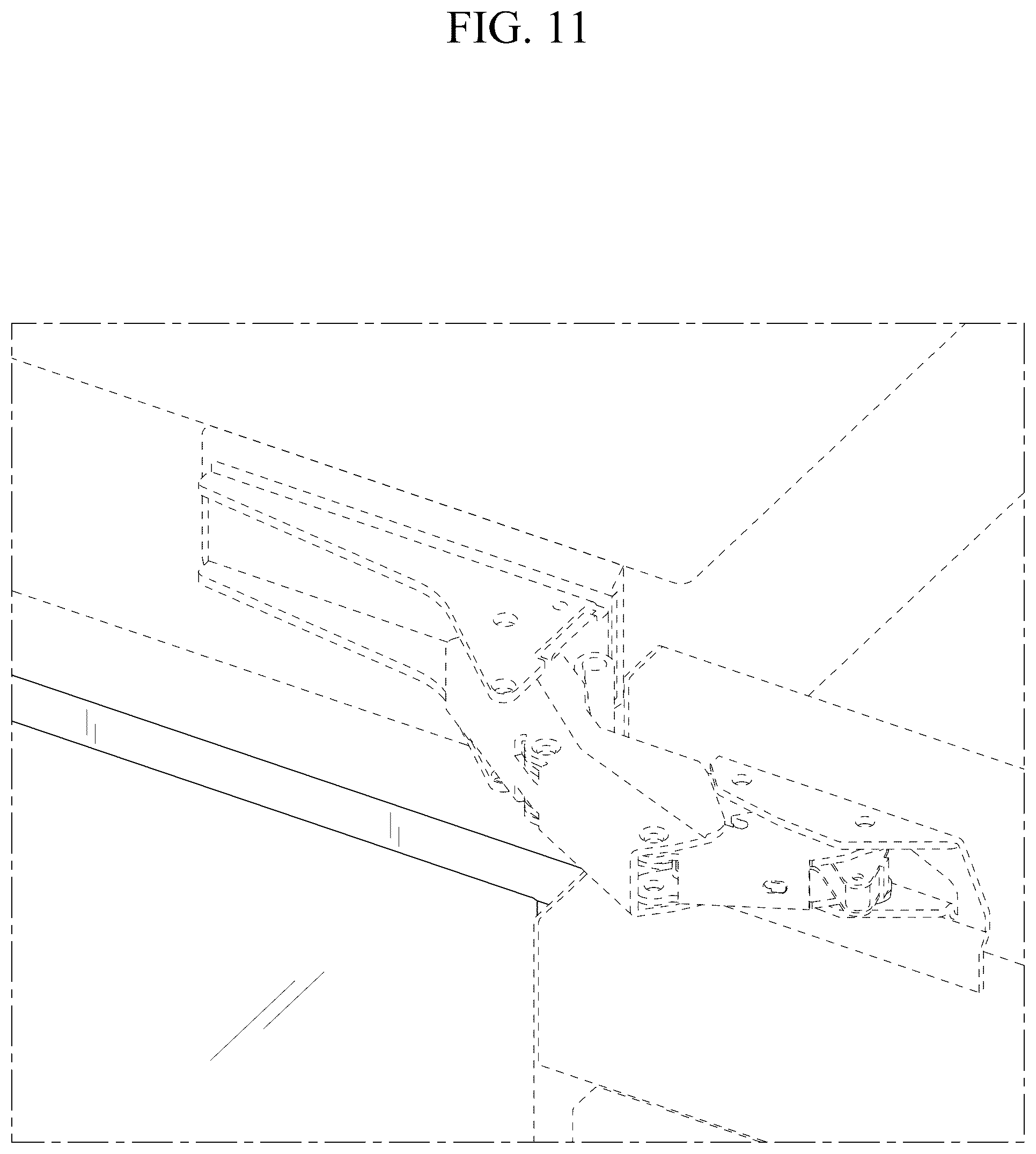 Patent USD1076993 Figure 11 – Refrigerator