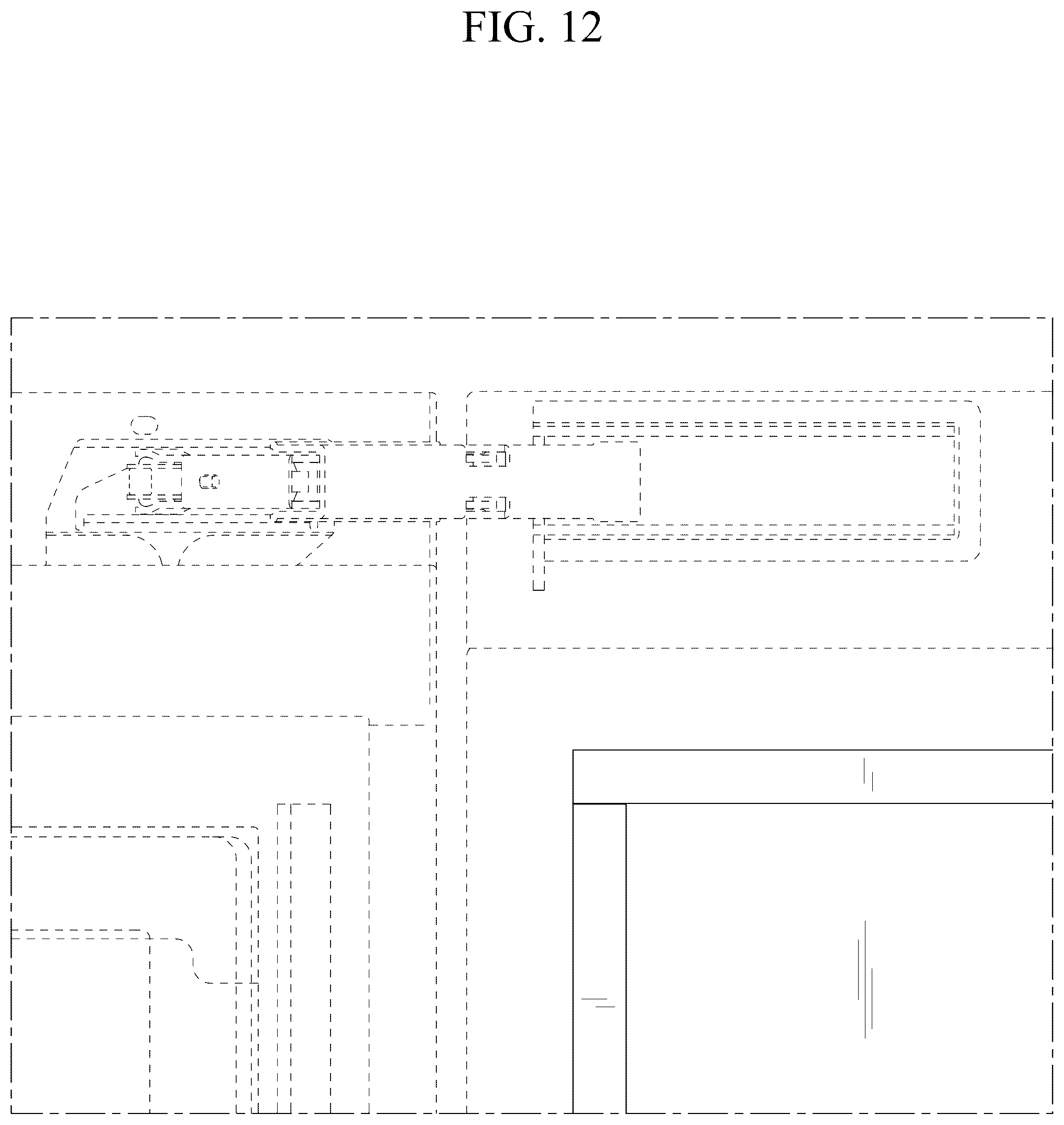 Patent USD1076993 Figure 12 – Refrigerator