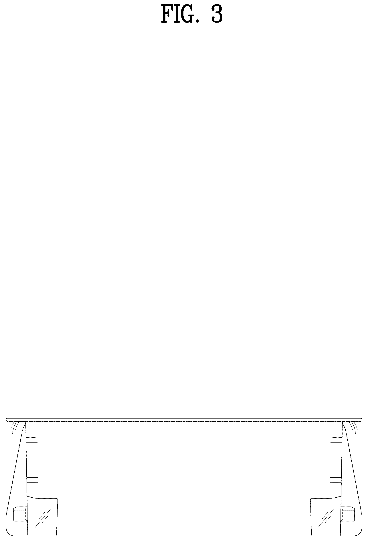Patent USD1076996 Figure 3 – Drawer for refrigerator