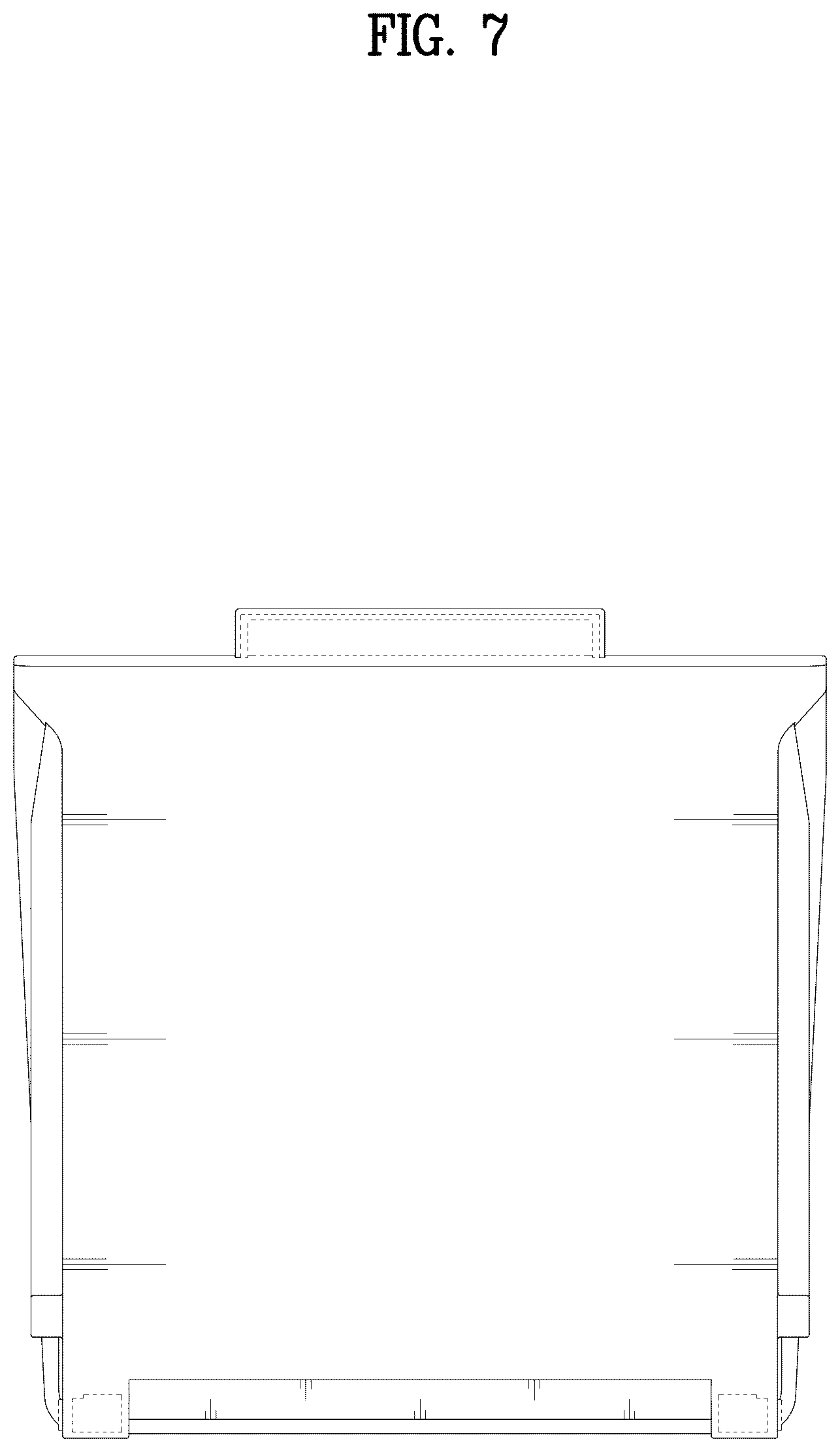 Patent USD1076996 Figure 7 – Drawer for refrigerator