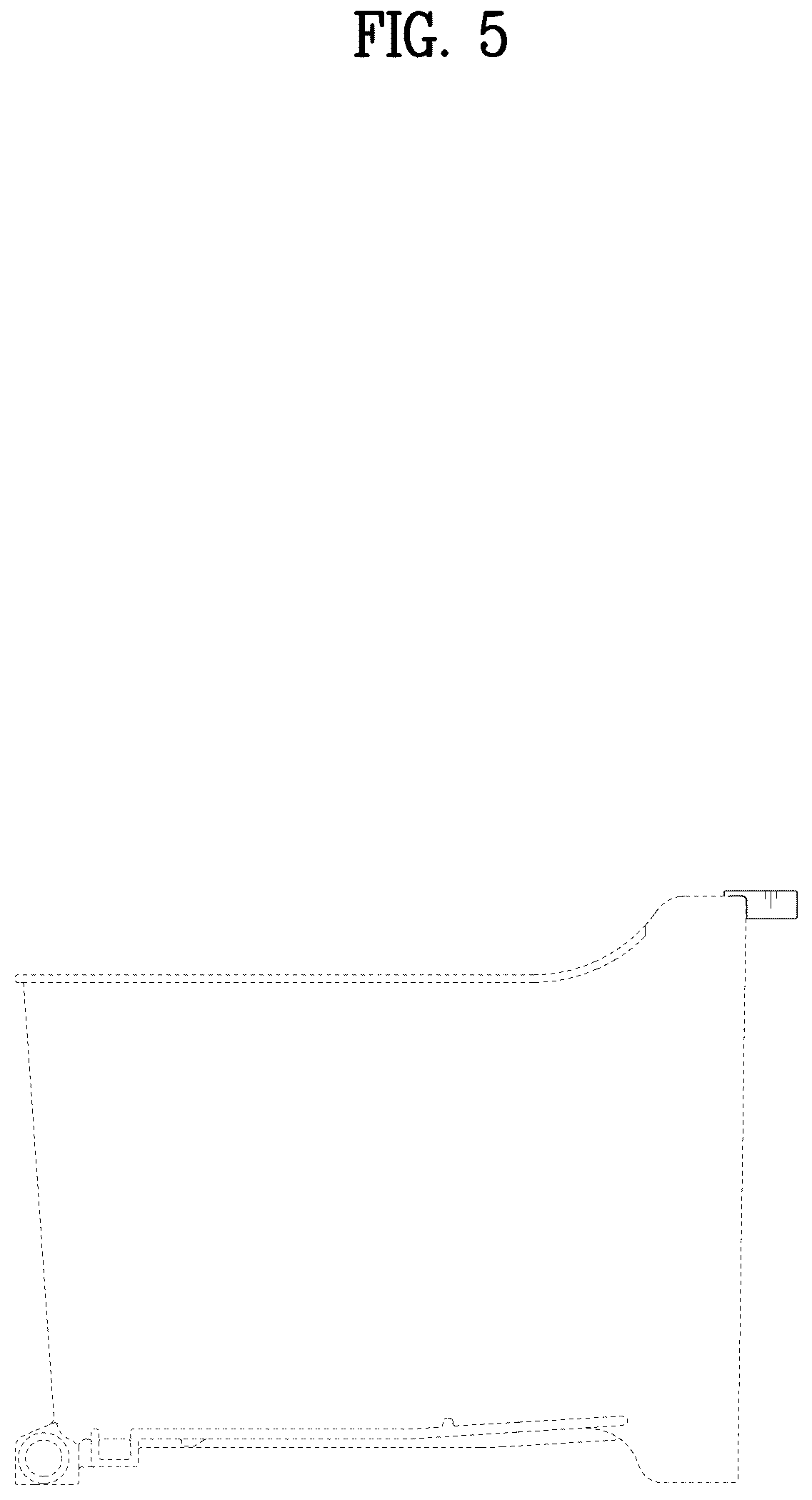 Patent USD1076997 Figure 5 – Drawer for refrigerator