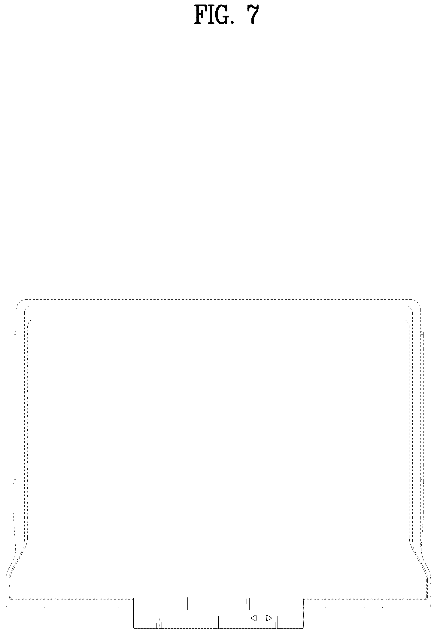 Patent USD1076997 Figure 7 – Drawer for refrigerator