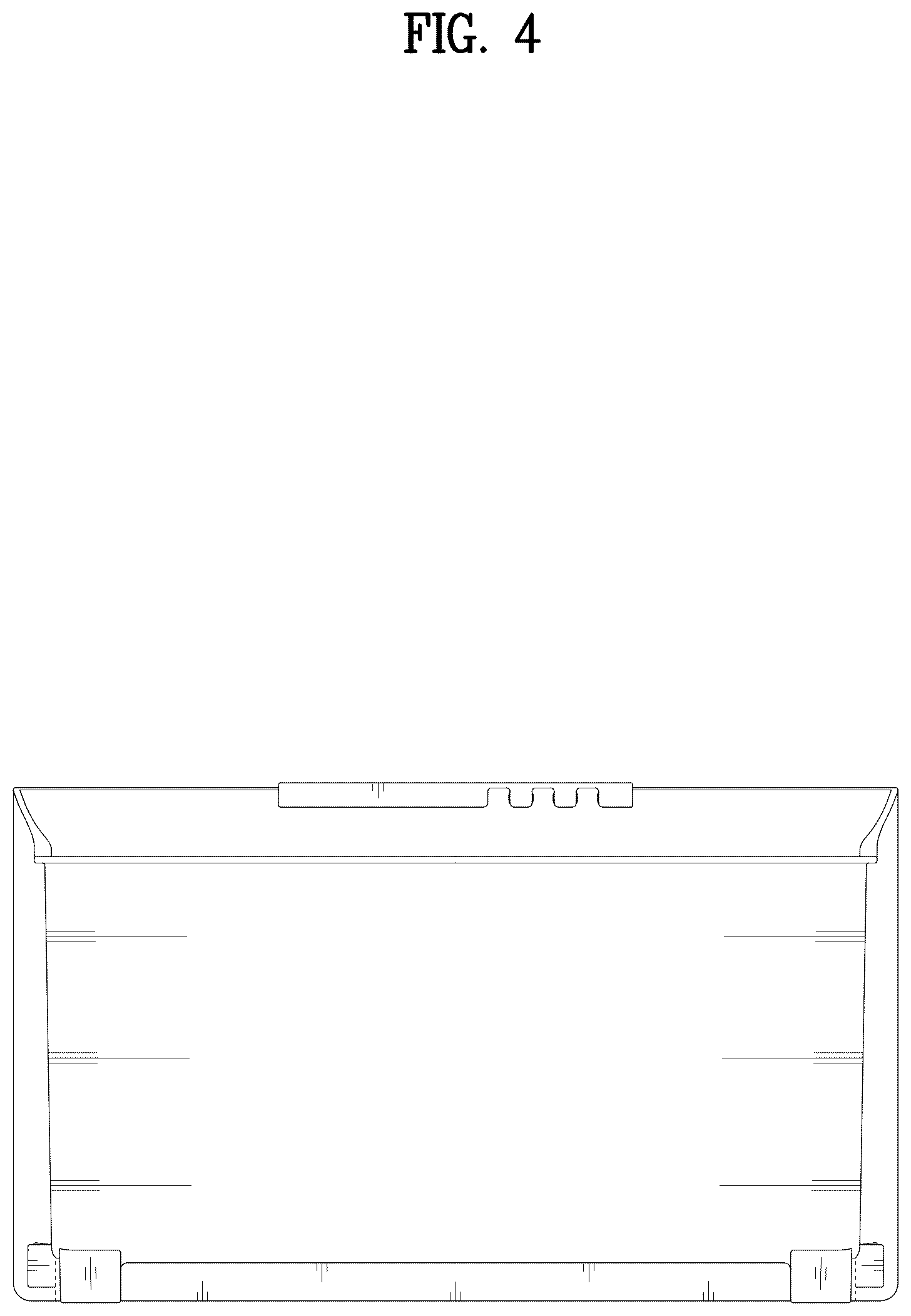 Patent USD1076998 Figure 4 – Drawer for refrigerator