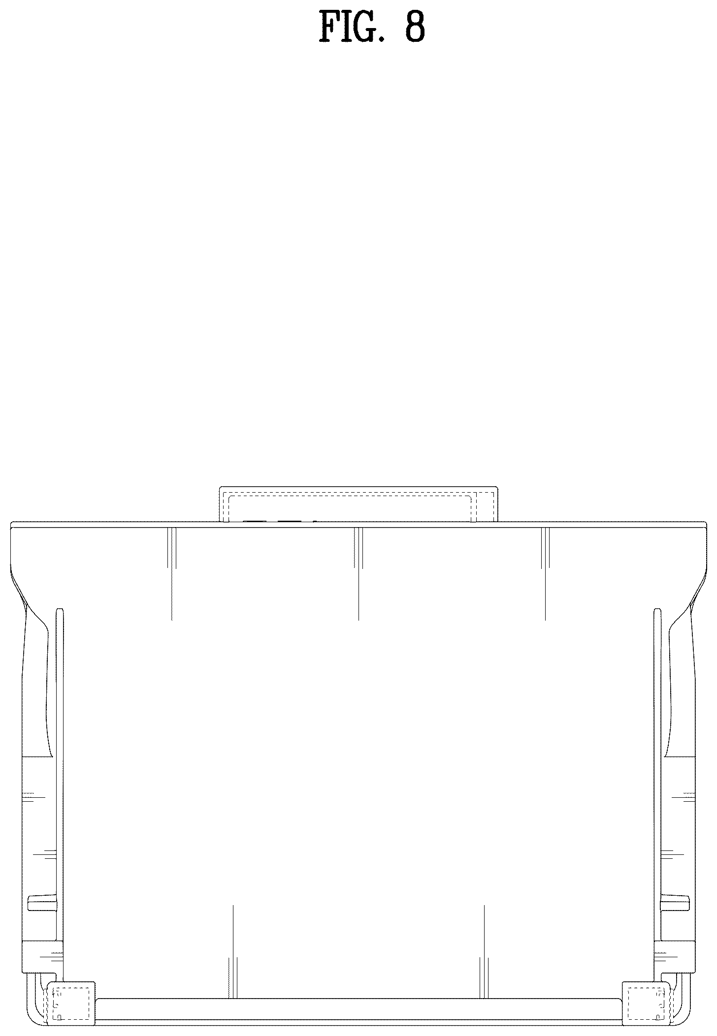 Patent USD1076998 Figure 8 – Drawer for refrigerator