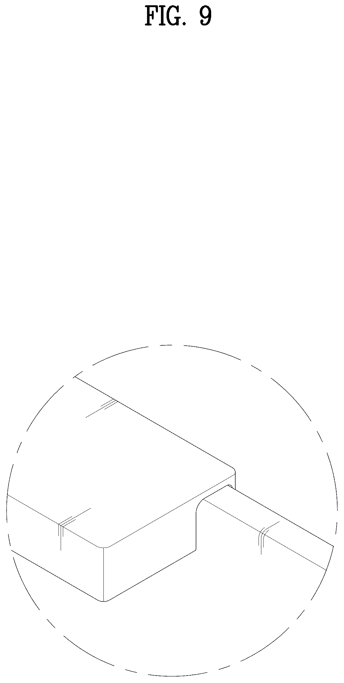 Patent USD1076998 Figure 9 – Drawer for refrigerator
