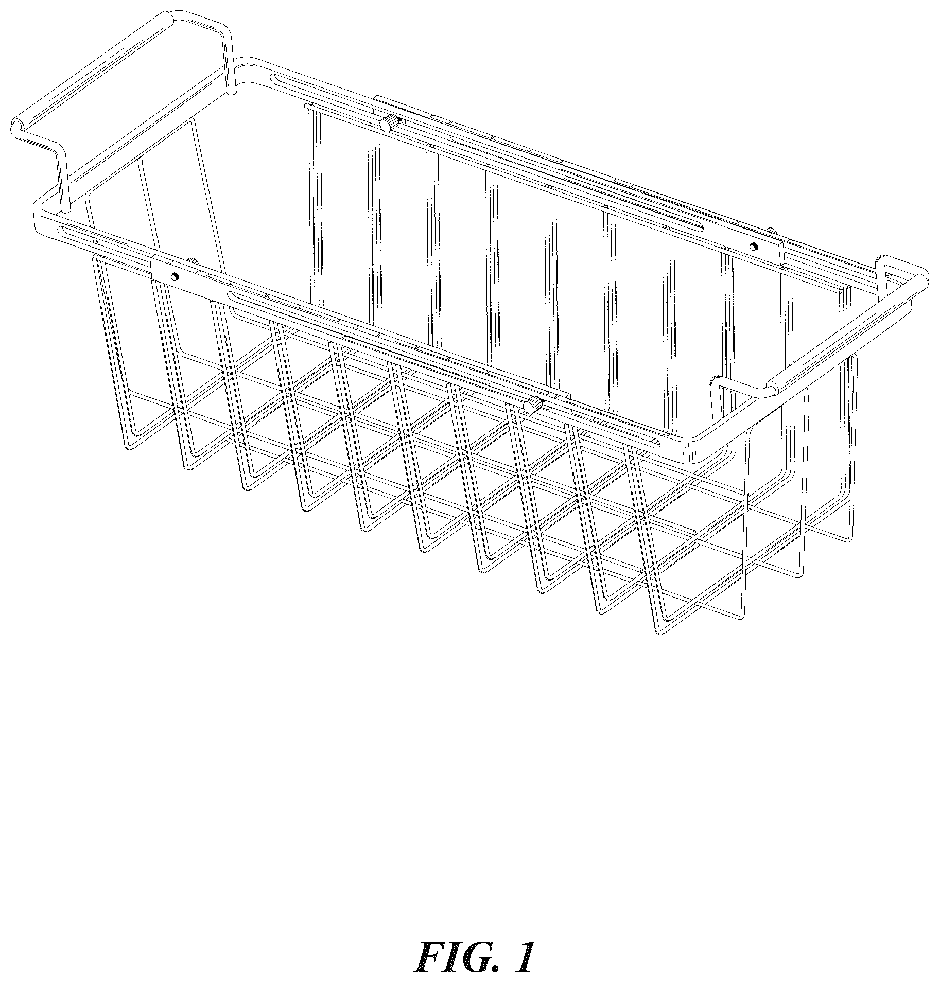 Patent USD1076999 — Expandable chest freezer basket — Figure 1