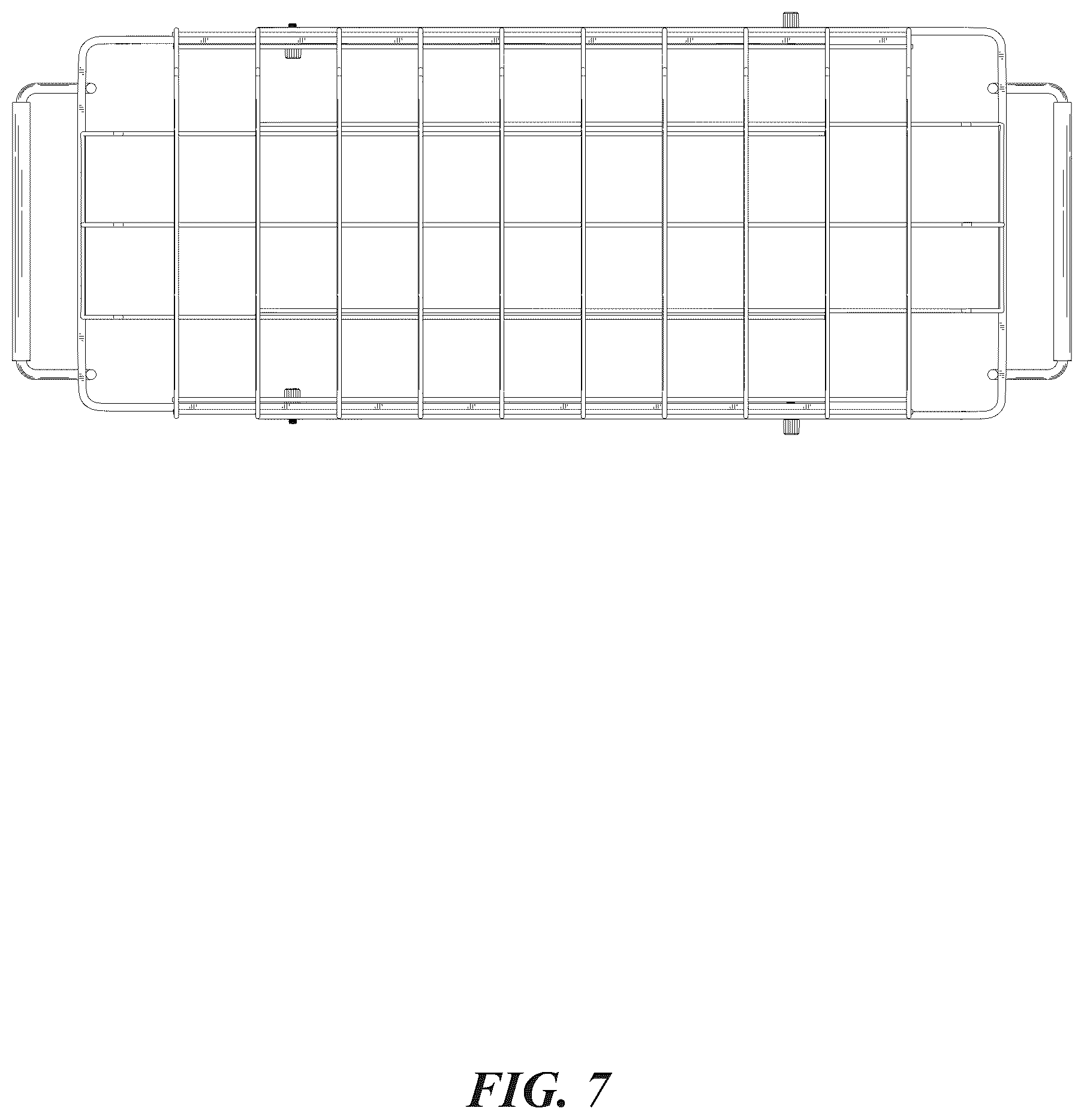 Patent USD1076999 Figure 7 – Expandable chest freezer basket