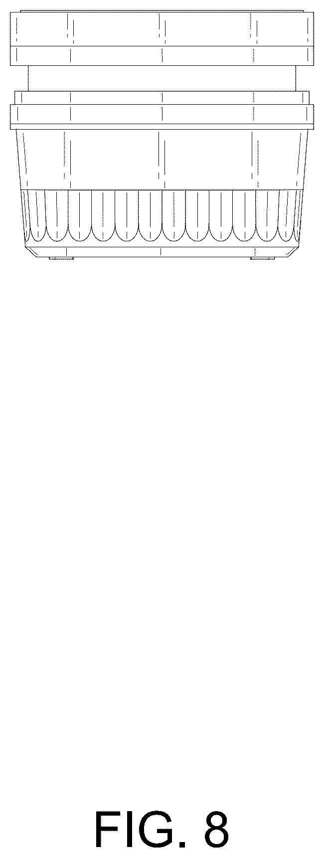Patent USD1077000 Figure 8 – Ice tray