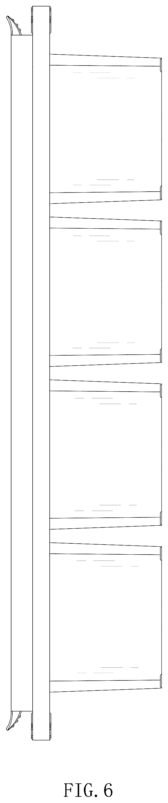 Patent USD1077001 Figure 6 – Ice cube tray