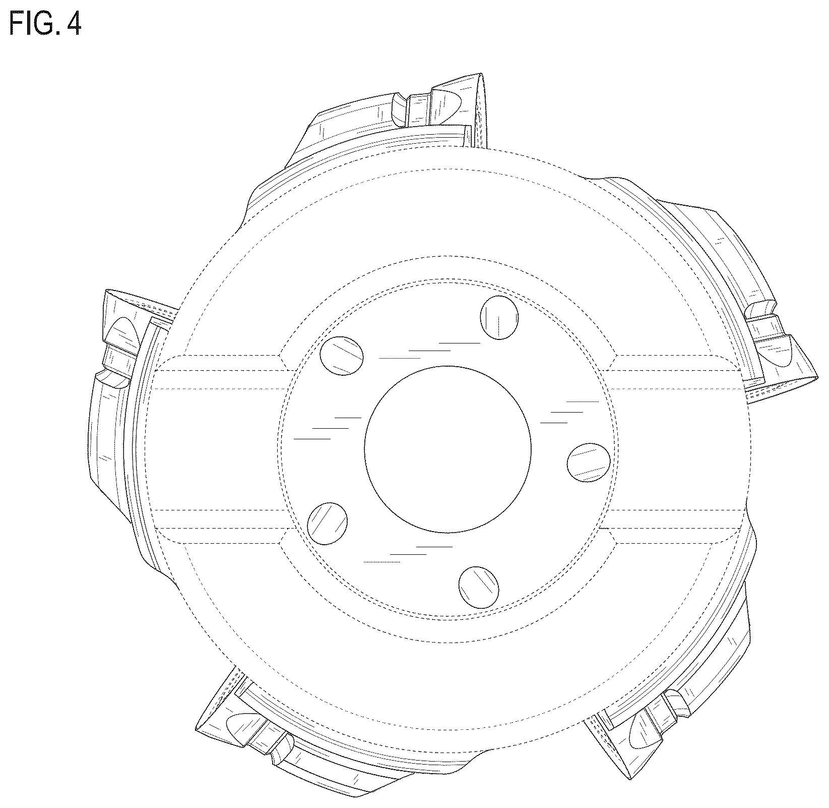 Patent USD1077003 Figure 4 – Cutting tool