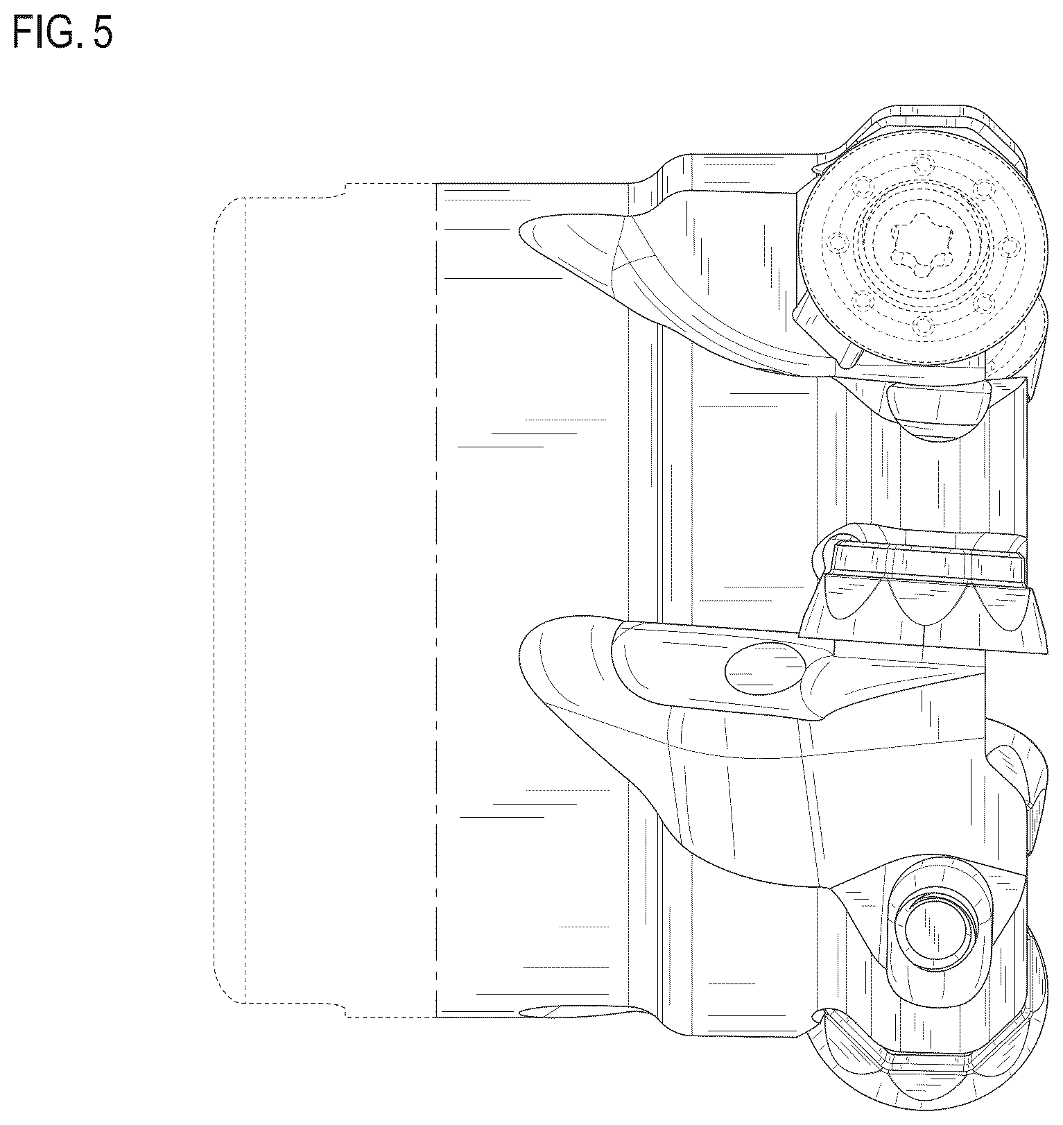 Patent USD1077003 Figure 5 – Cutting tool