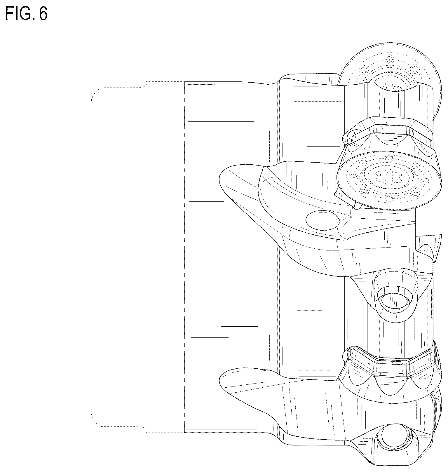 Patent USD1077003 Figure 6 – Cutting tool