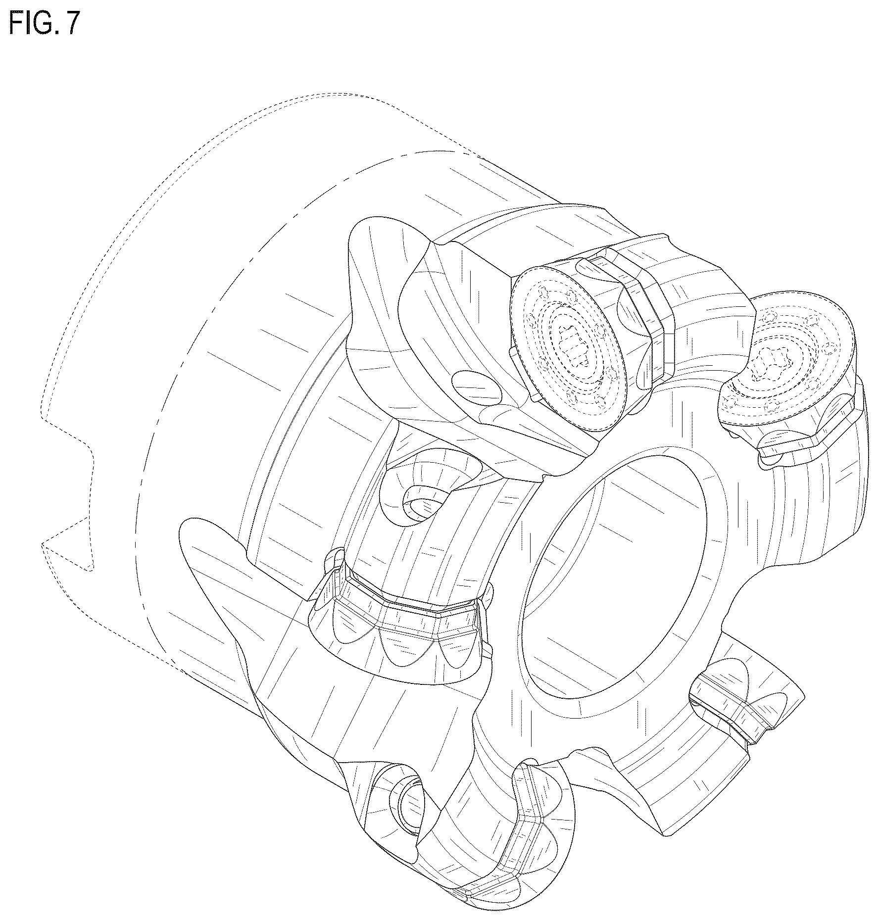 Patent USD1077003 Figure 7 – Cutting tool