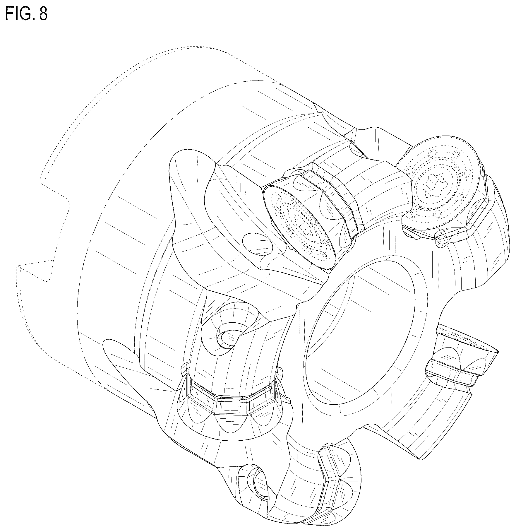 Patent USD1077003 Figure 8 – Cutting tool