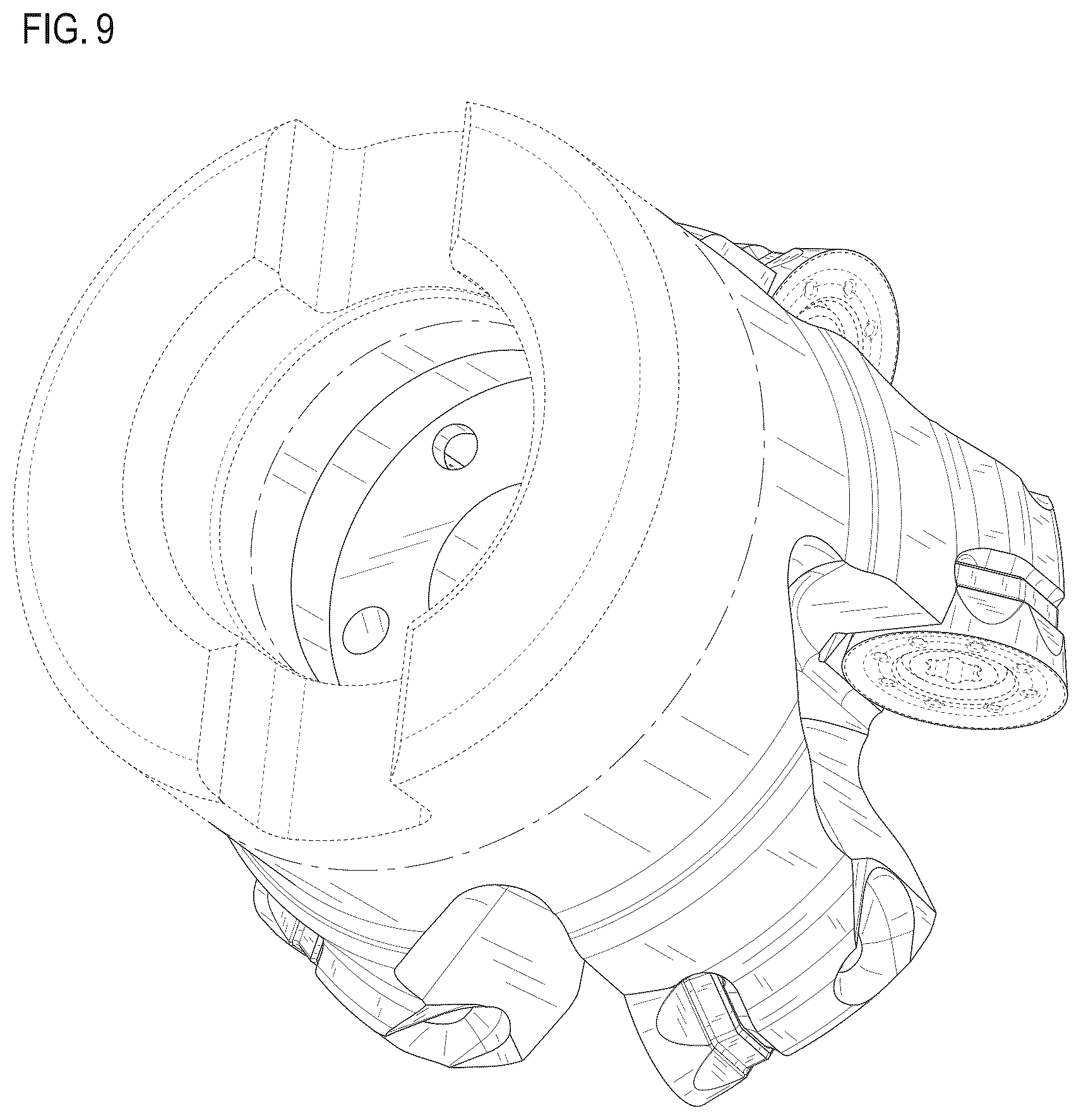 Patent USD1077003 Figure 9 – Cutting tool