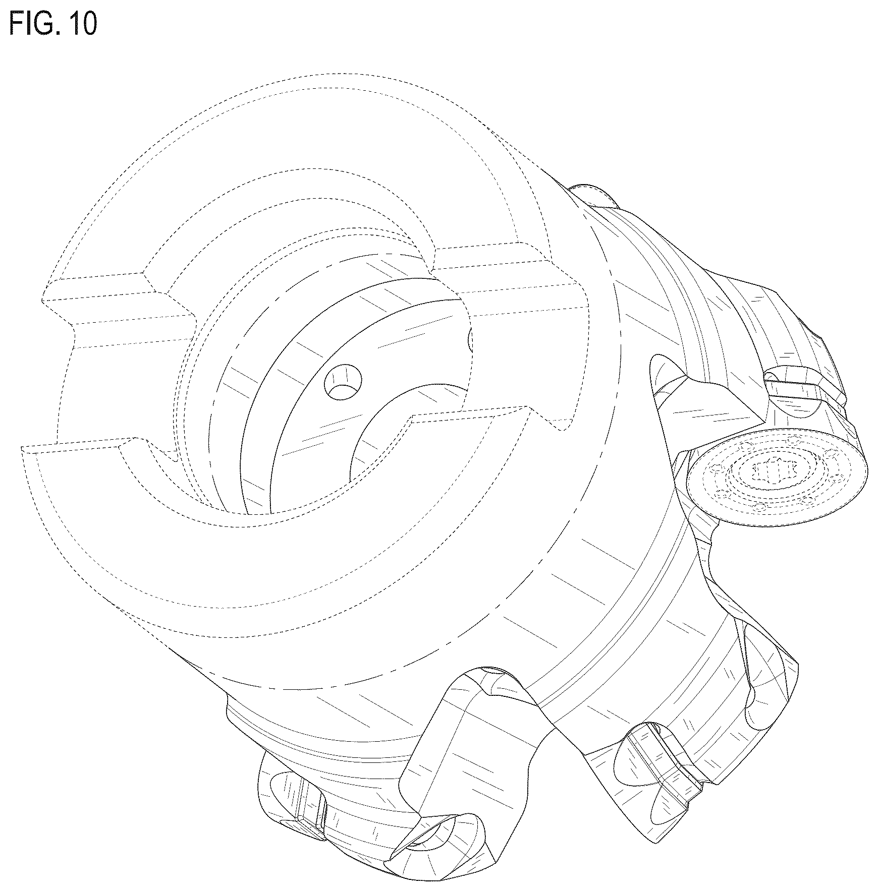 Patent USD1077003 Figure 10 – Cutting tool