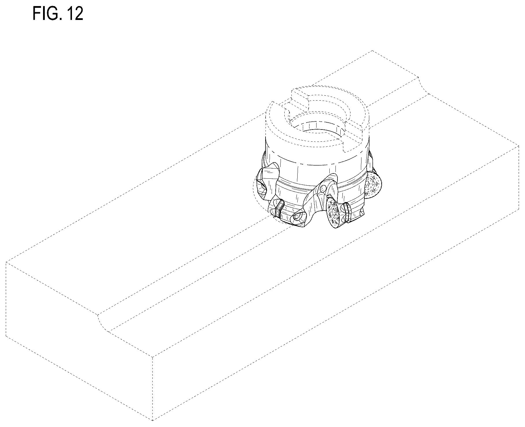 Patent USD1077003 Figure 12 – Cutting tool