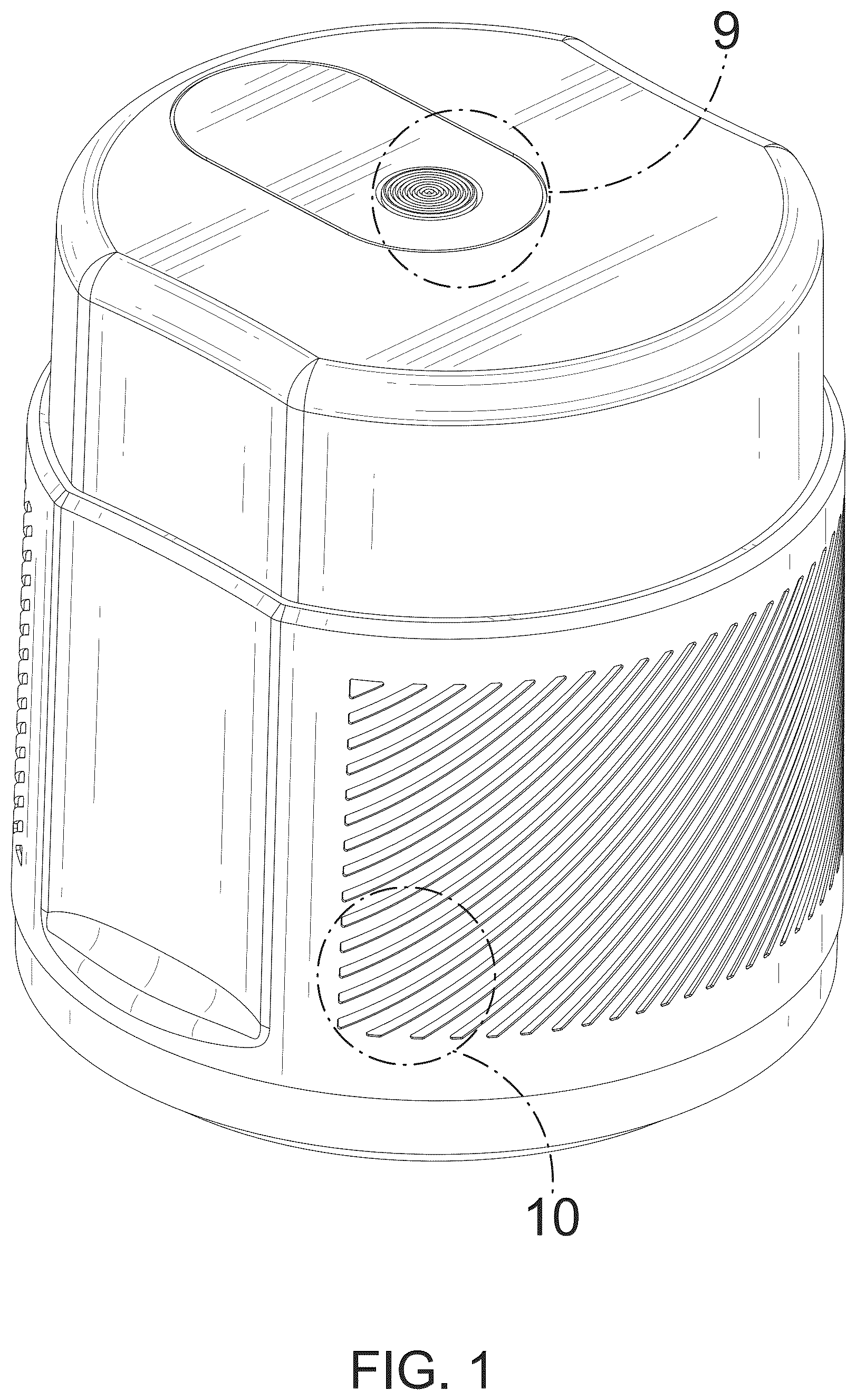 Patent USD1077005 Figure 1 – Vacuum machine