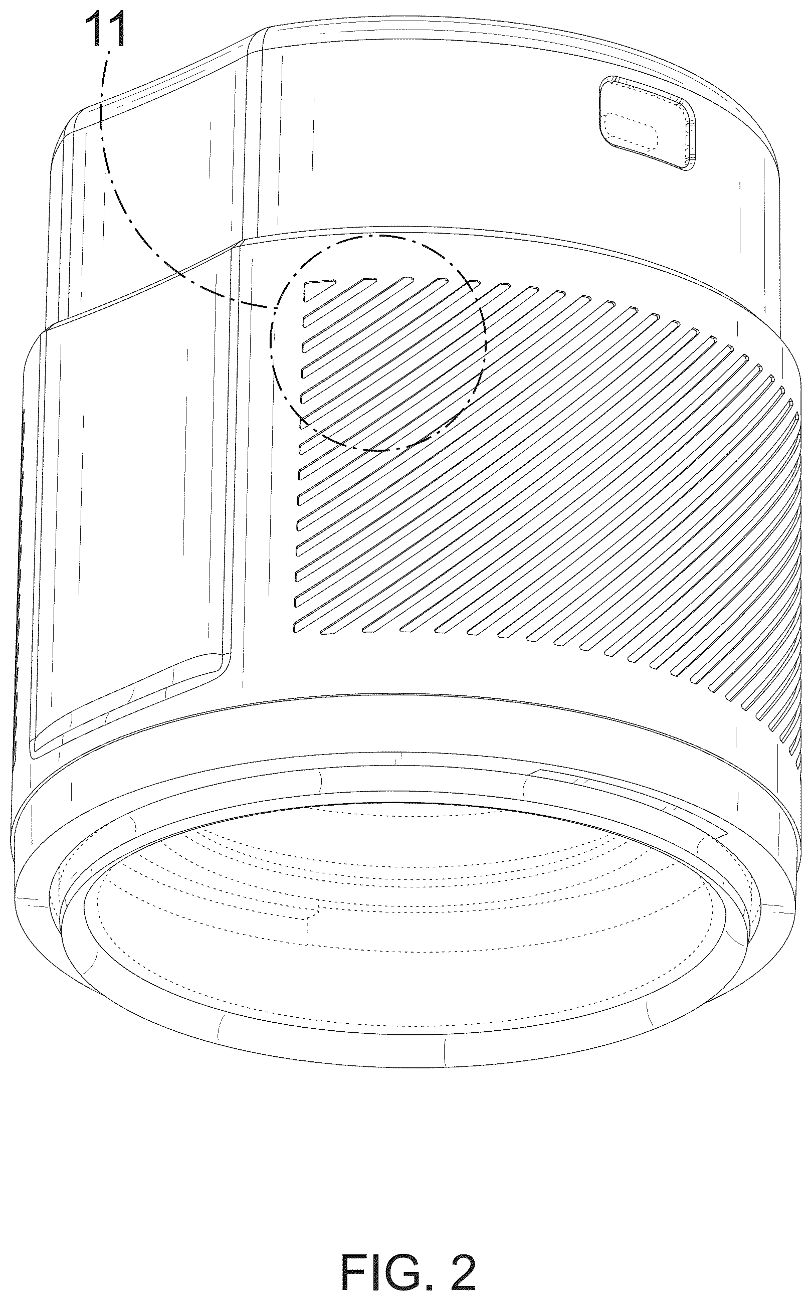 Patent USD1077005 Figure 2 – Vacuum machine