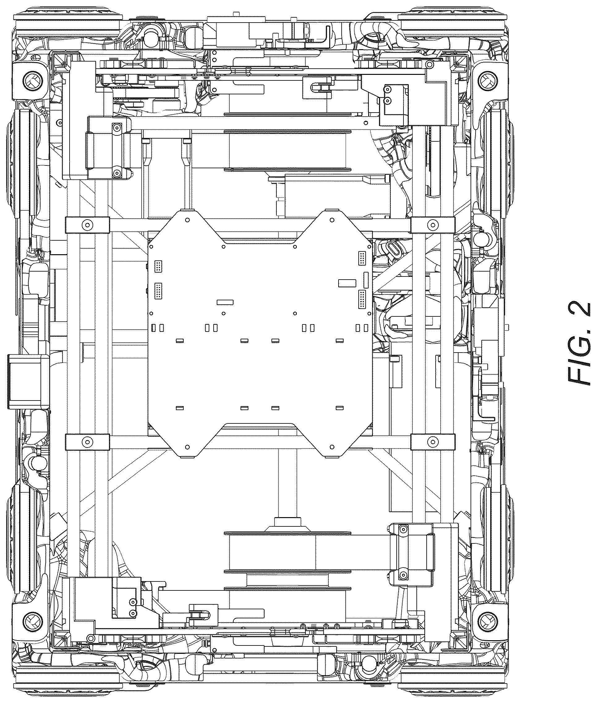 Patent USD1077007 Figure 2 – Load handling device