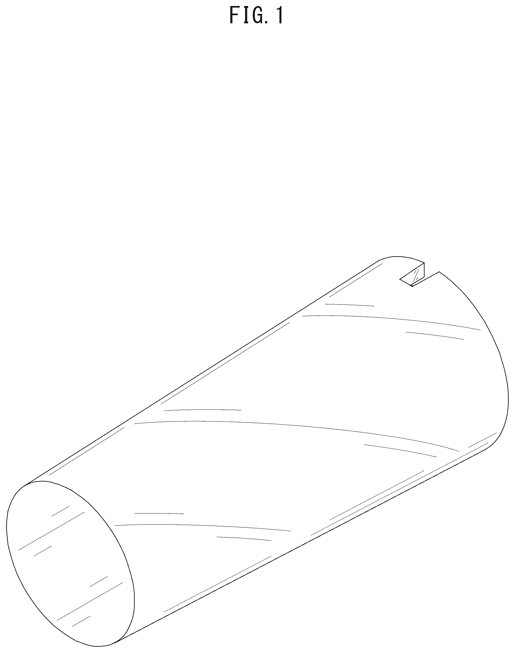 Patent USD1077012 Figure 1 – Lens for infrared radiation sensor