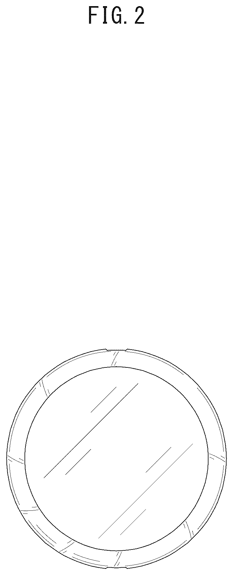 Patent USD1077012 Figure 2 – Lens for infrared radiation sensor