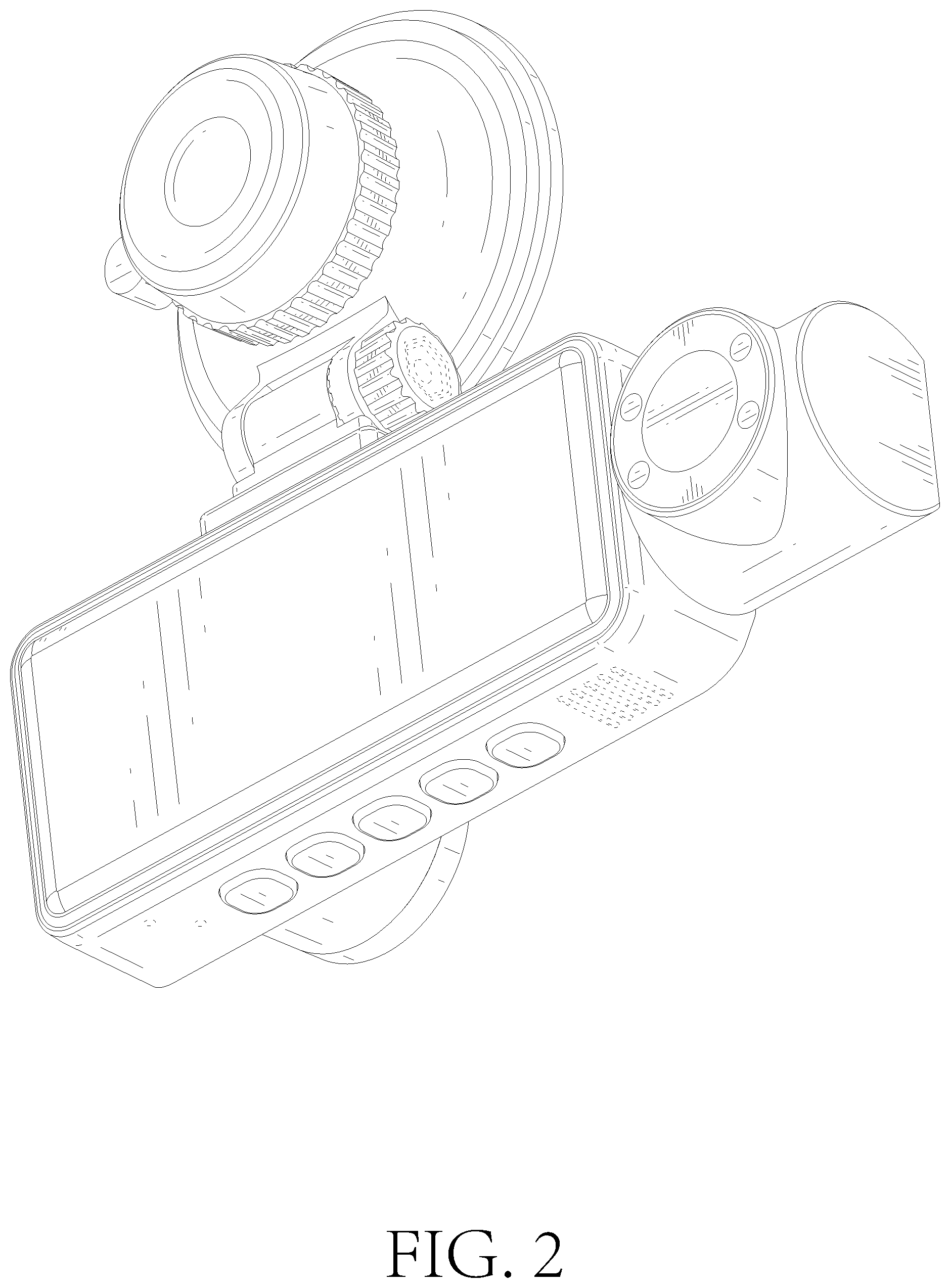 Patent USD1077017 Figure 2 – Car recorder